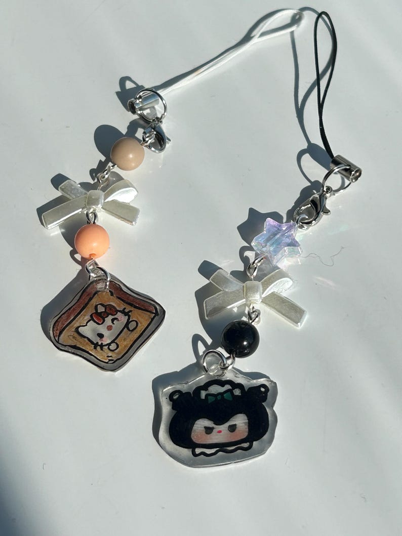 Handmade shrinky dink Phone Charm