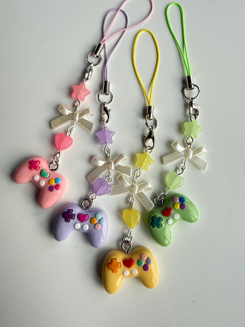 Handmade Kawaii Game Controller Phone Charm