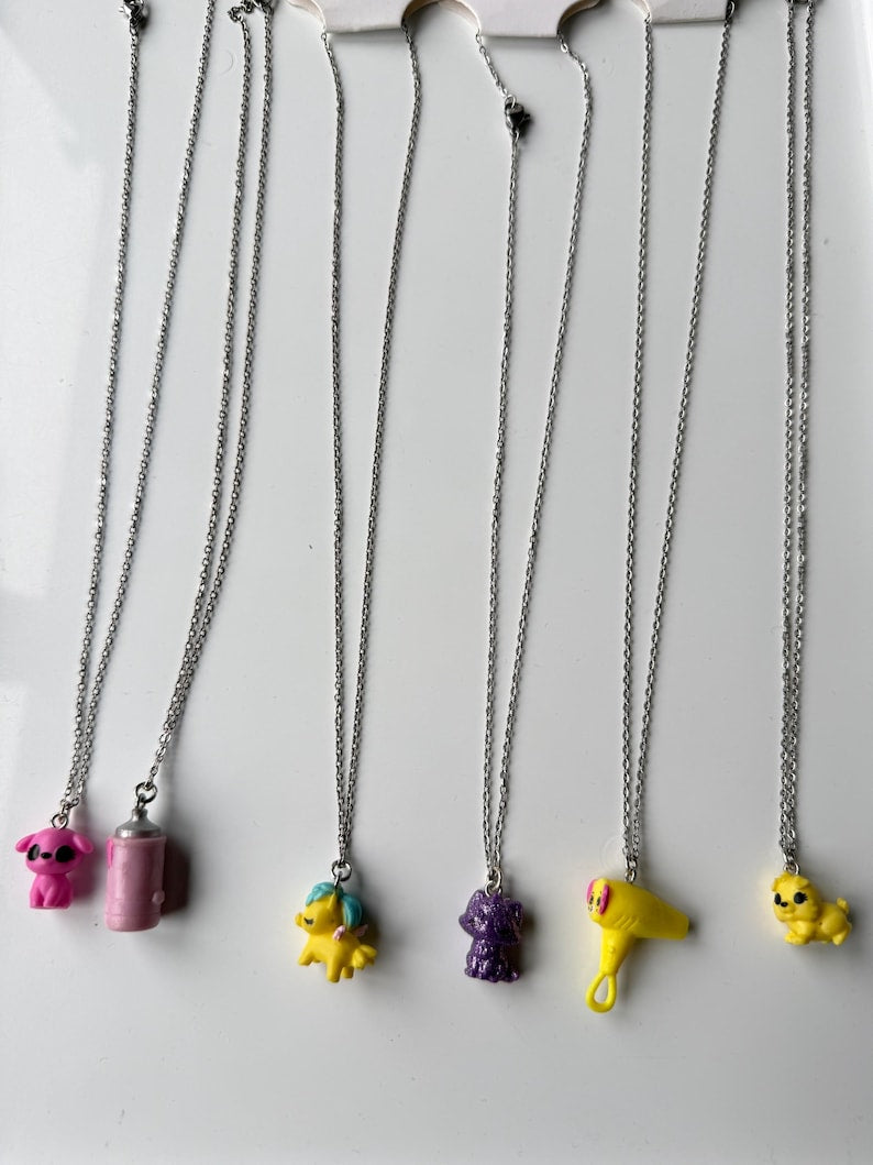Handmade Kawaii Retro Toy Necklace