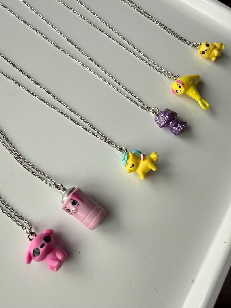 Handmade Kawaii Retro Toy Necklace