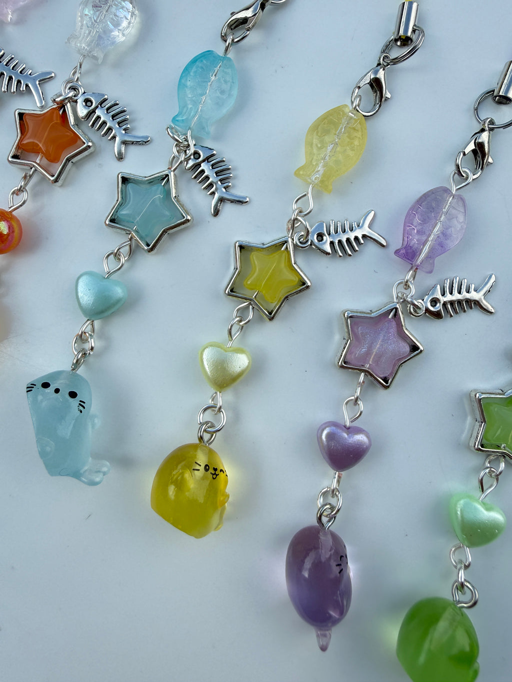 Ocean Buddies™ Silly Seal Phone Charm | Handmade Kawaii Phone Strap | Cute Seal Bag Charm
