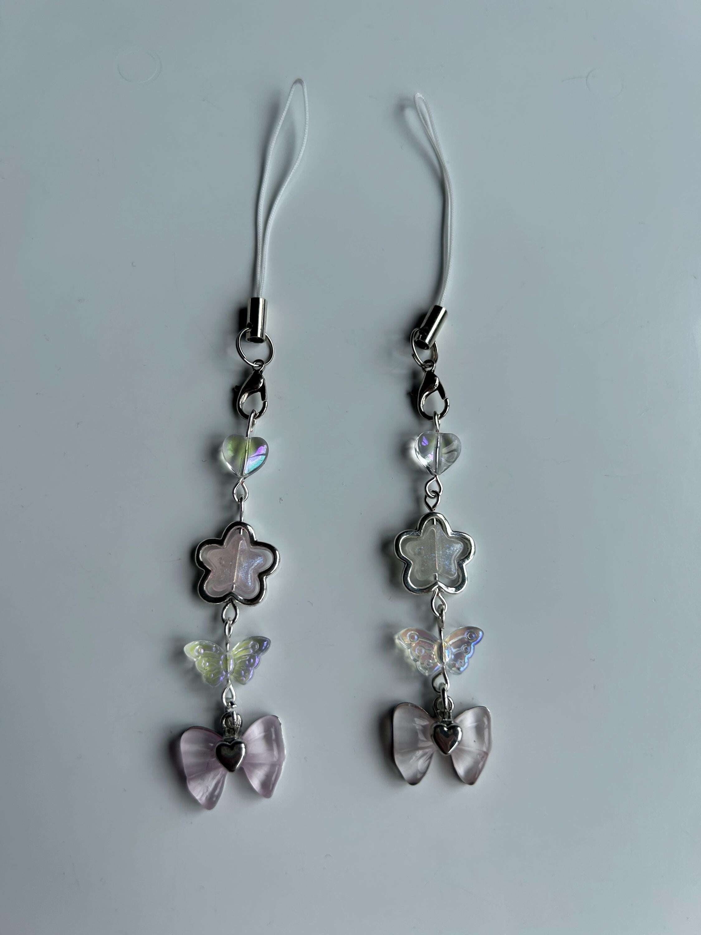 HANDMADE Cute Coquette Bow Phone Charms