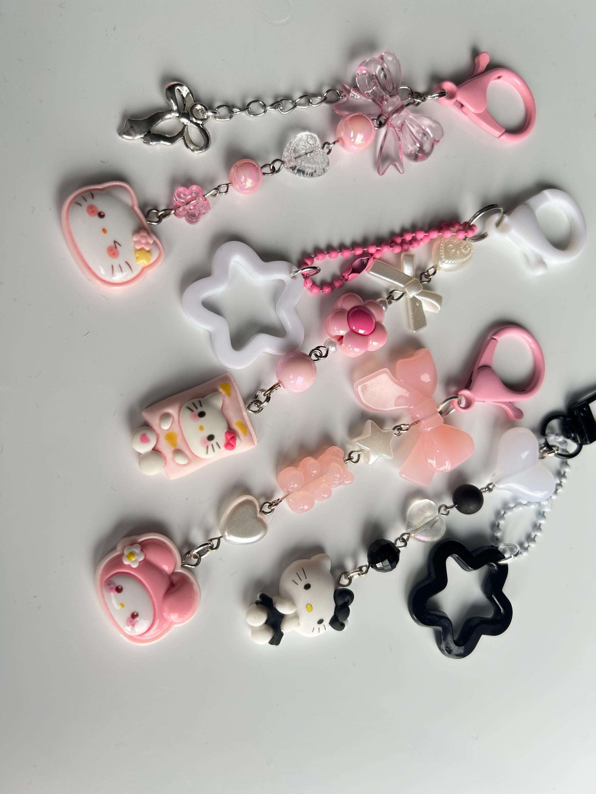 Super Cute Handmade Kawaii Sanrio Themed Keychains