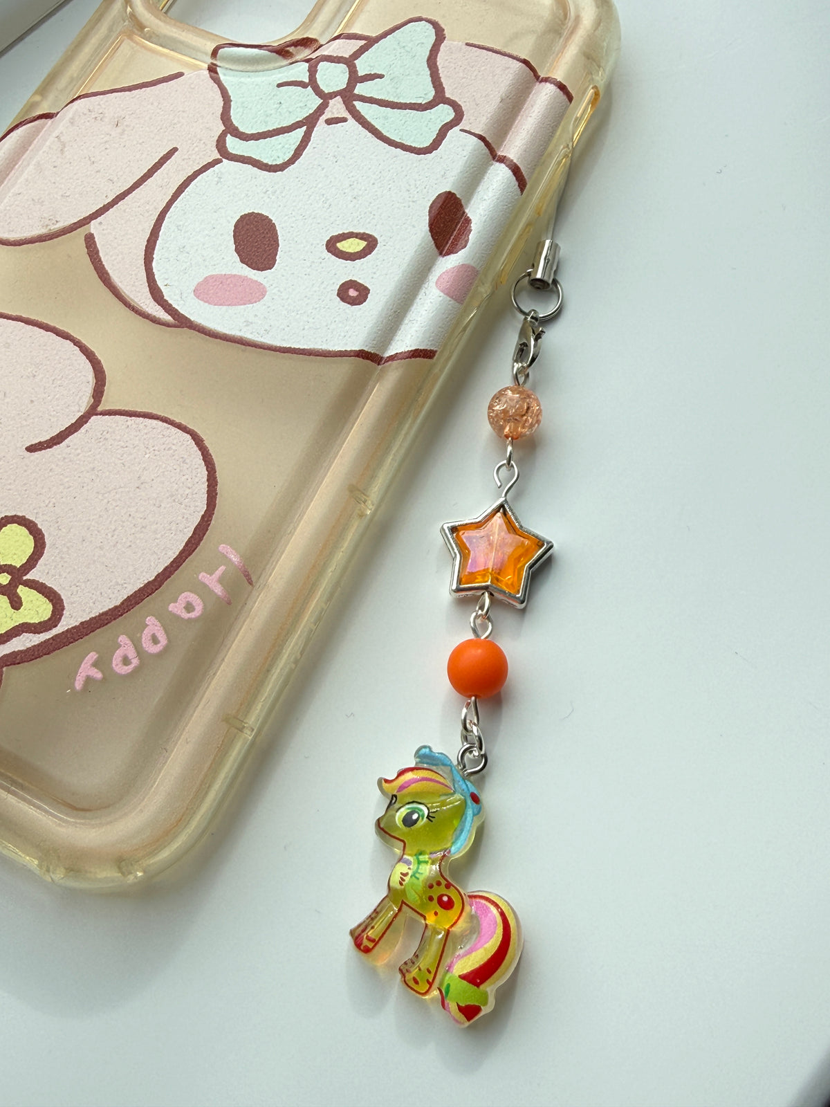 Magical Pony Phone Charms – Colourful Beaded Character Straps