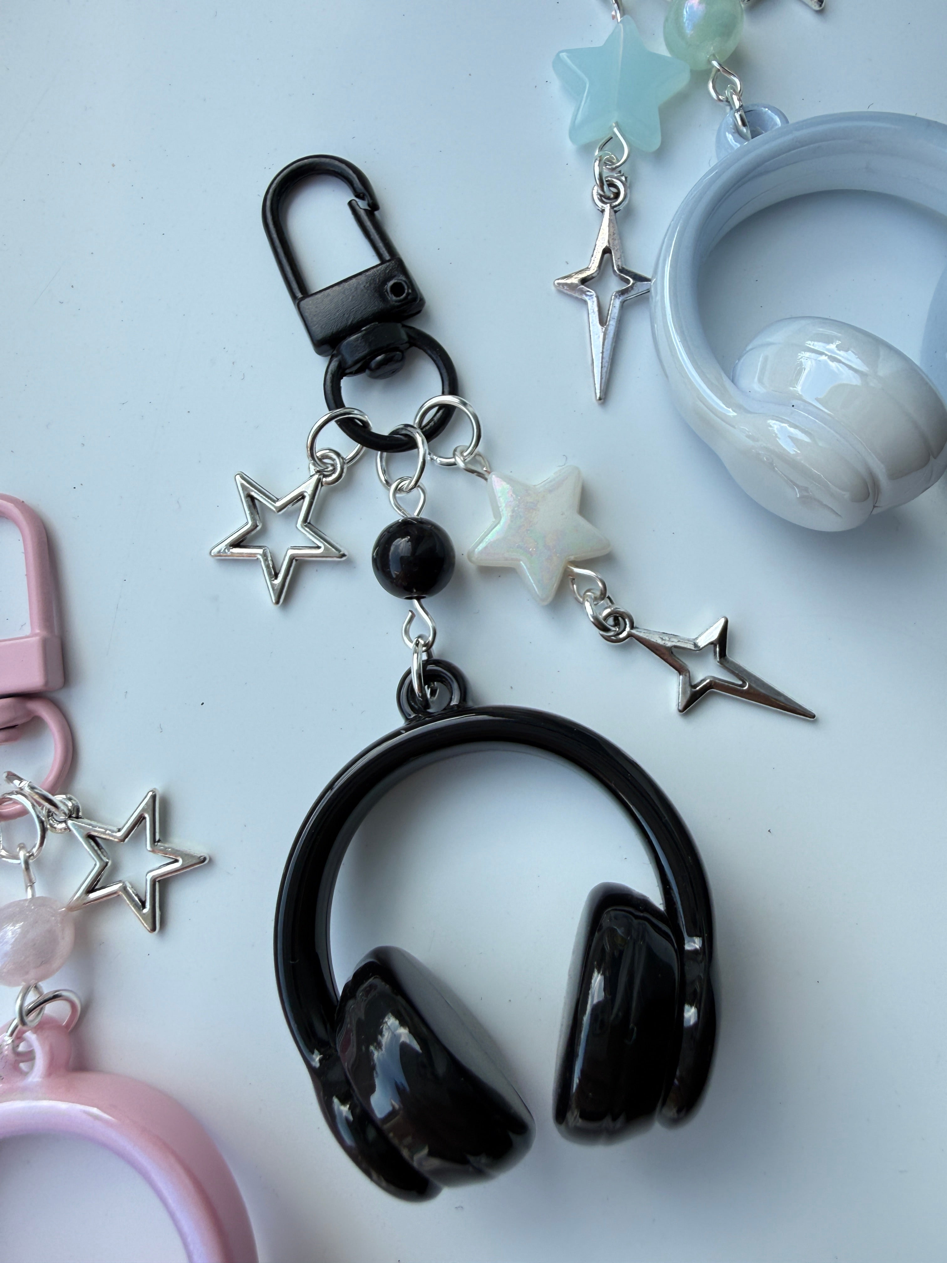 Kawaii Headphone Bag Charm & Phone Charm