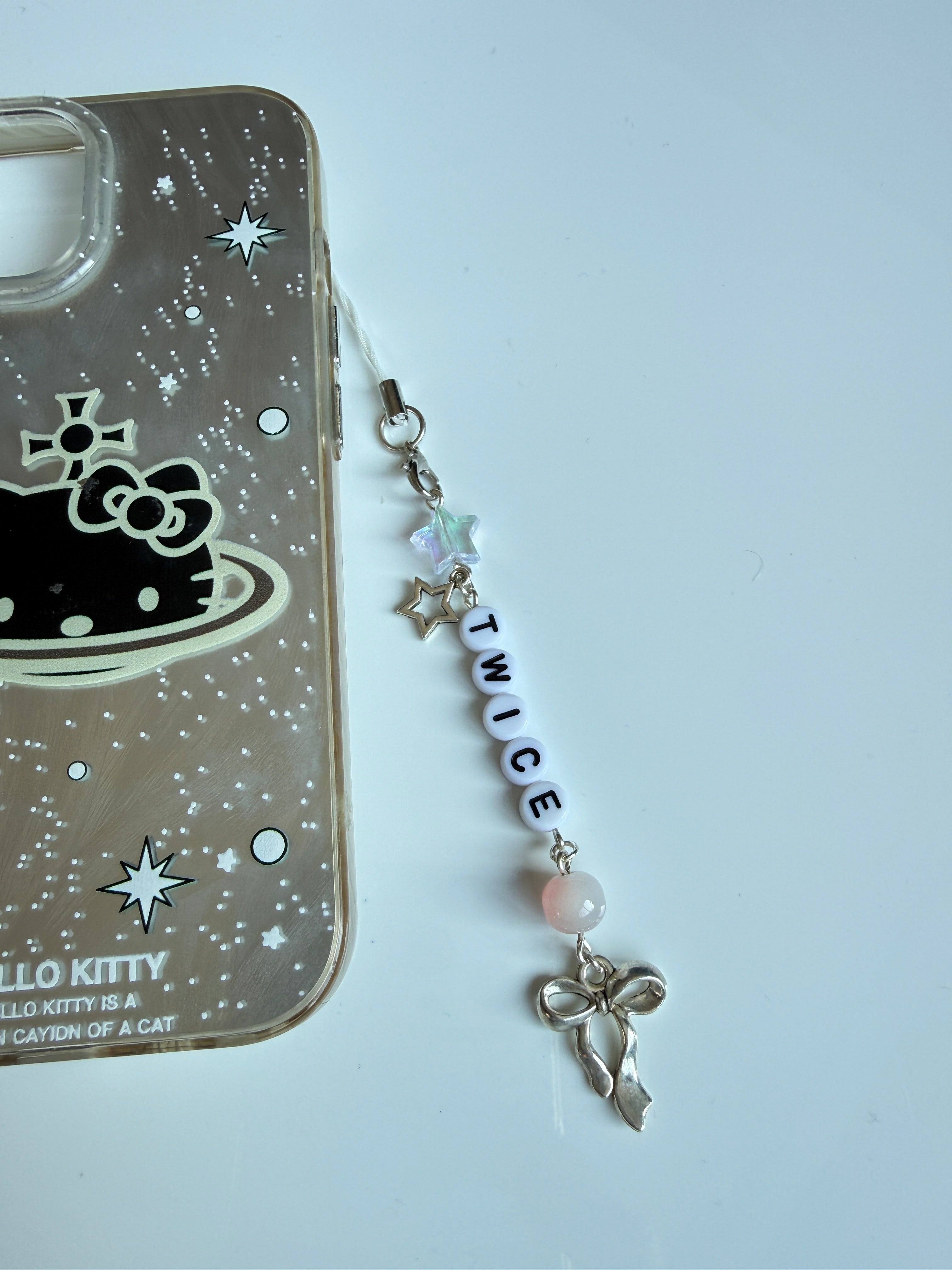 Handmade Kpop Group Phone Charms , Beaded phone charm, Kpop Bag Charm