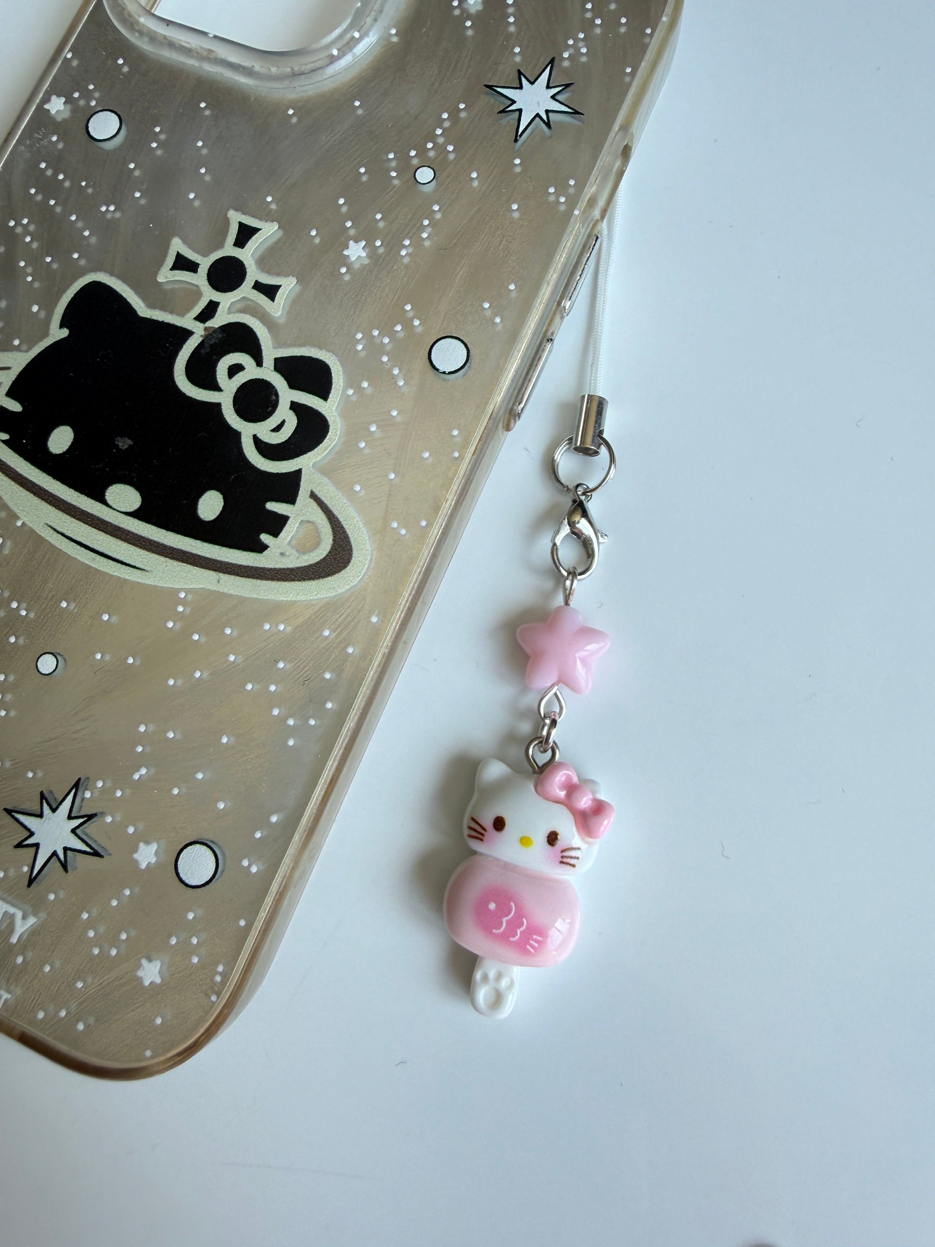 Pastel Kitty Popsicle Phone Charm – Kawaii Phone Strap & Bag Charm