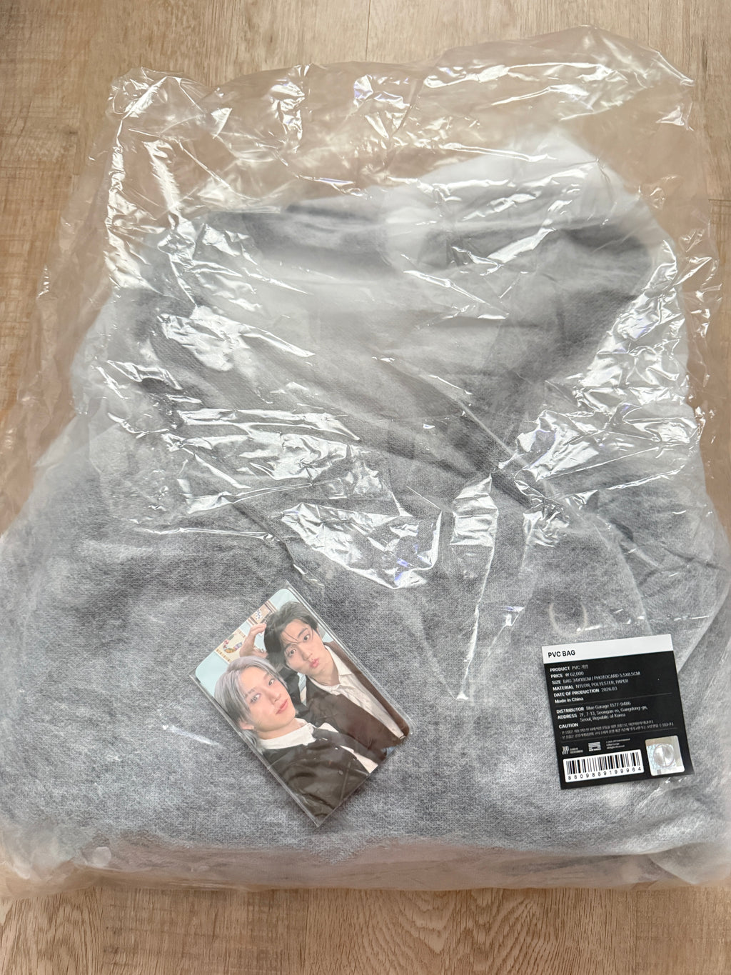 Stray Kids Stay In OUR Little House PVC Bag + 4 Photocards | 6th Fanmeeting Official MD