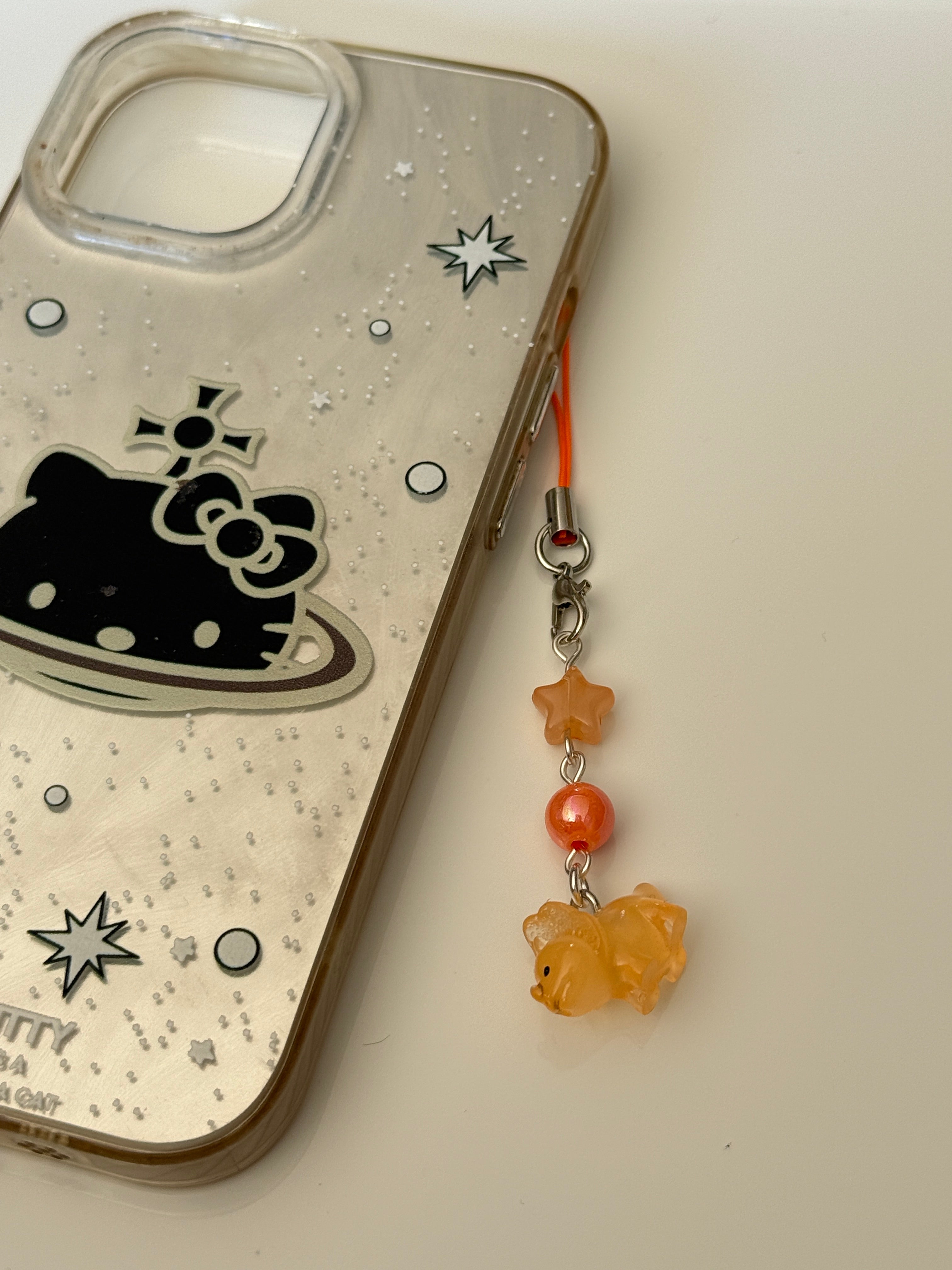 Kawaii Dinosaur Phone Charm | Pastel Dino Beaded Strap | Cute Y2K Phone Charm | Jelly Dinosaur Keychain | Fairy Kei Bag Charm