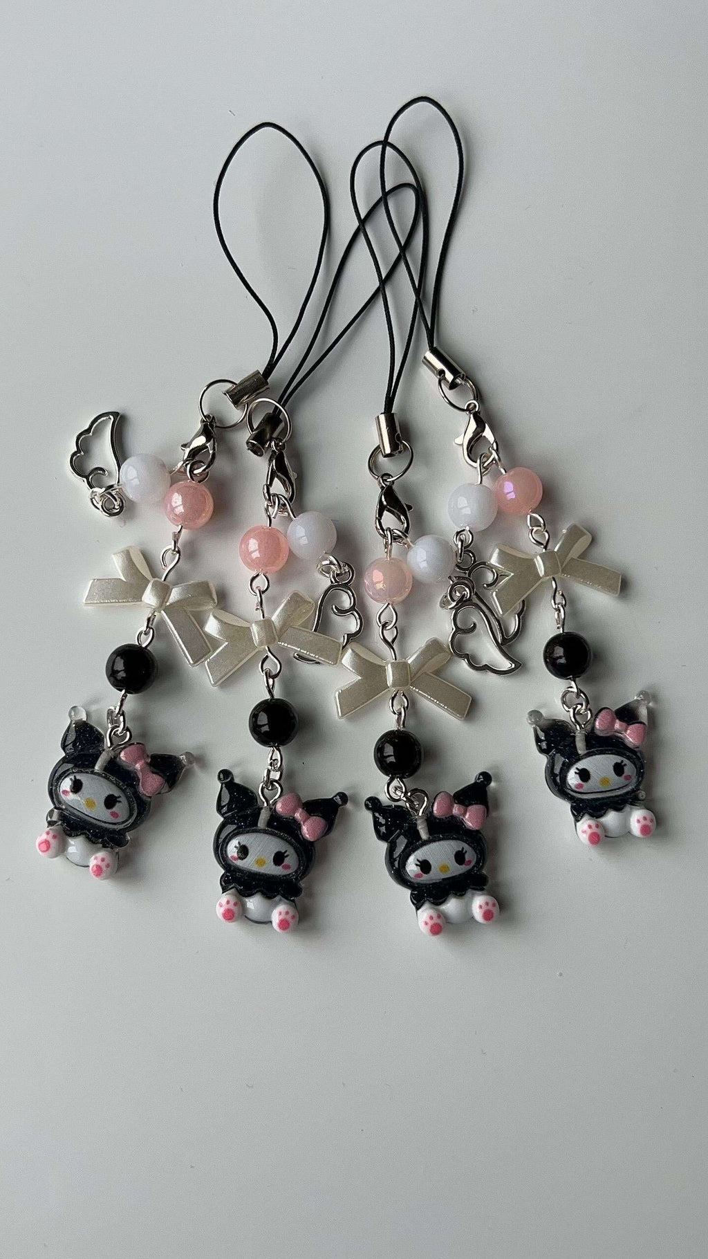 HANDMADE Cute Sanrio Themed Kuromi Phone Charm