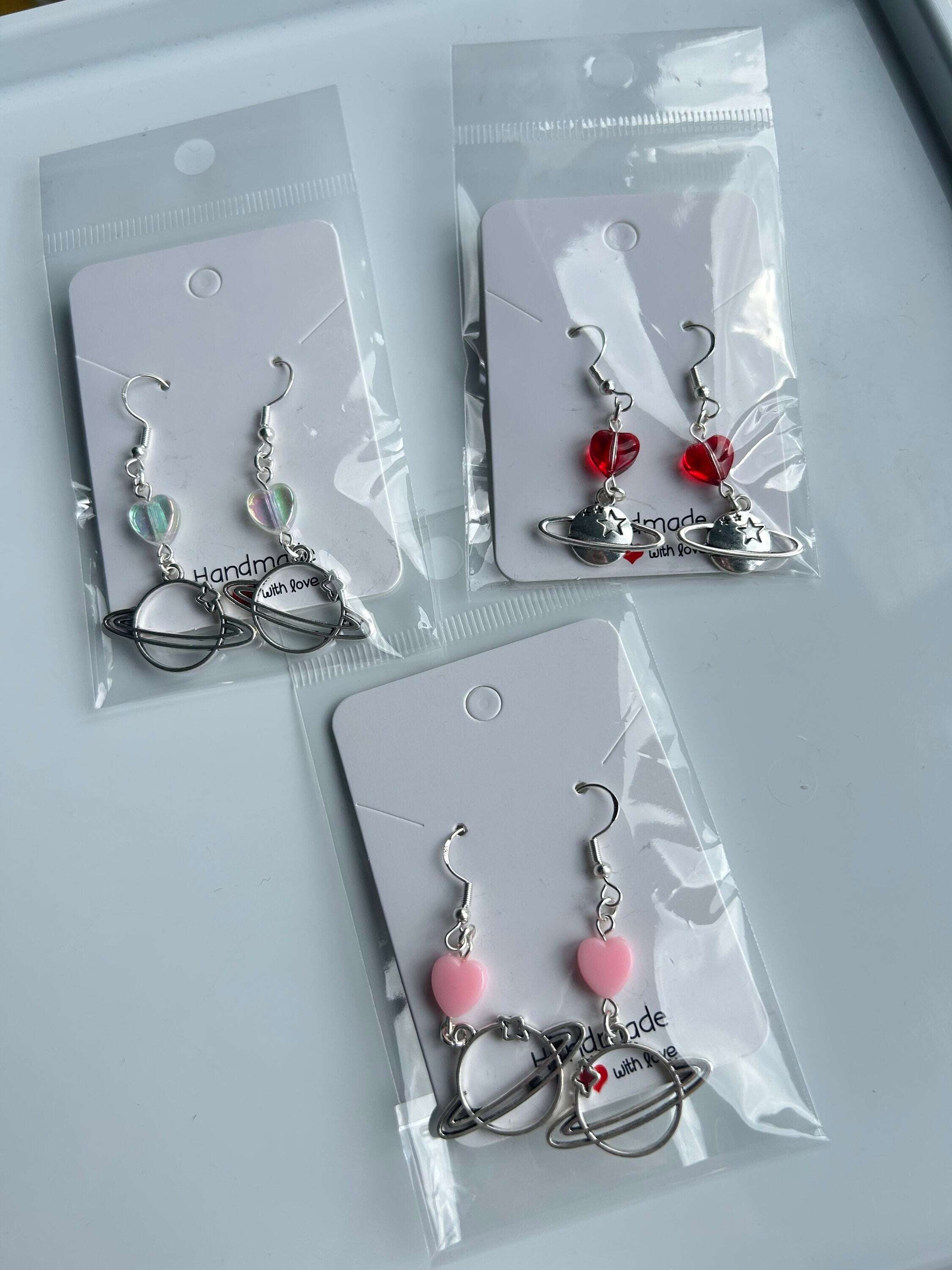 Handmade Cute Sterling Silver Earrings