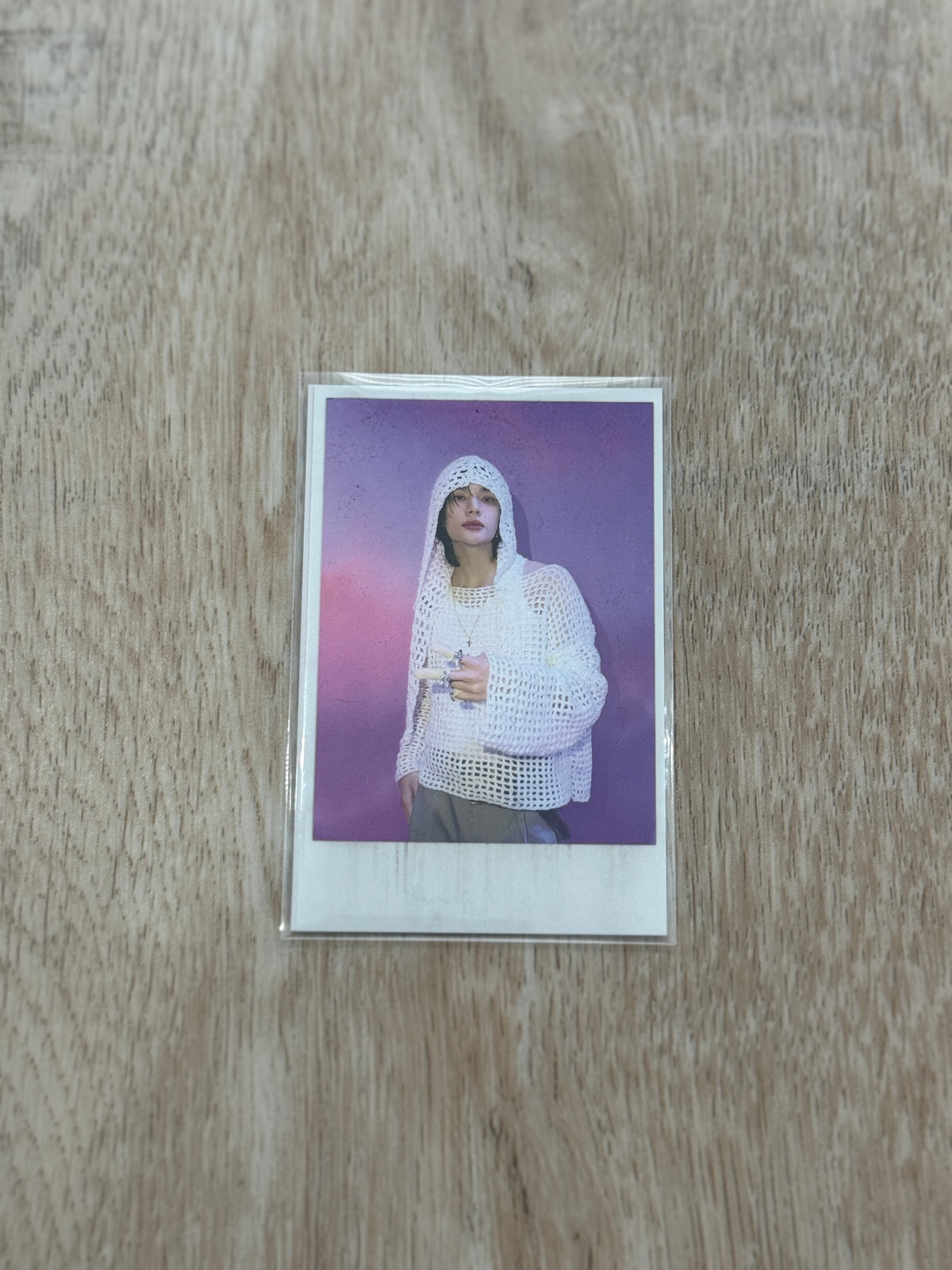 Stray Kids Hyunjin Official 樂-STAR ROCK-STAR Polaroid Photocard | SKZ