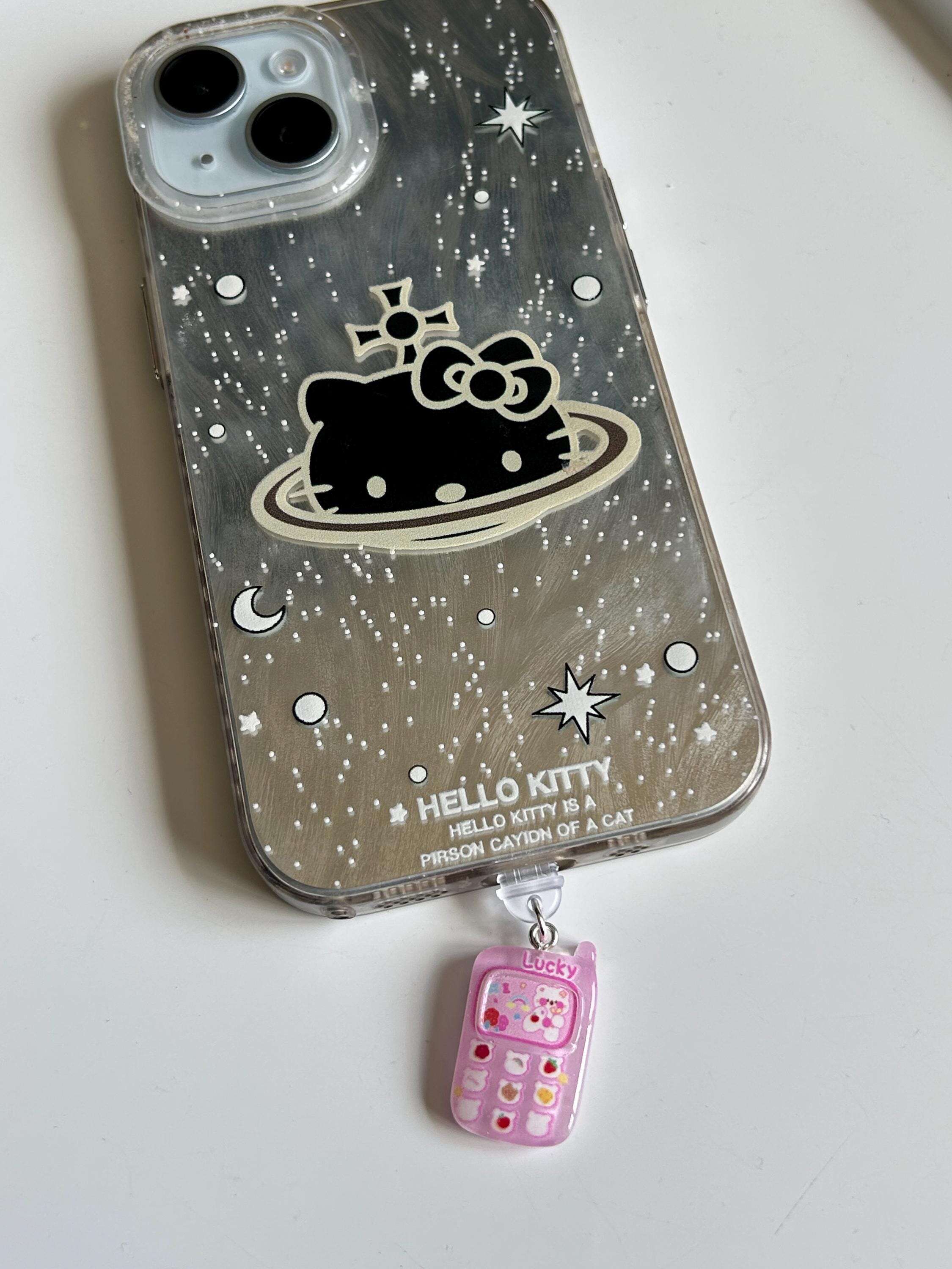 HANDMADE Cute Retro Mobile Phone Dust Plugs (TYPE C) Pink