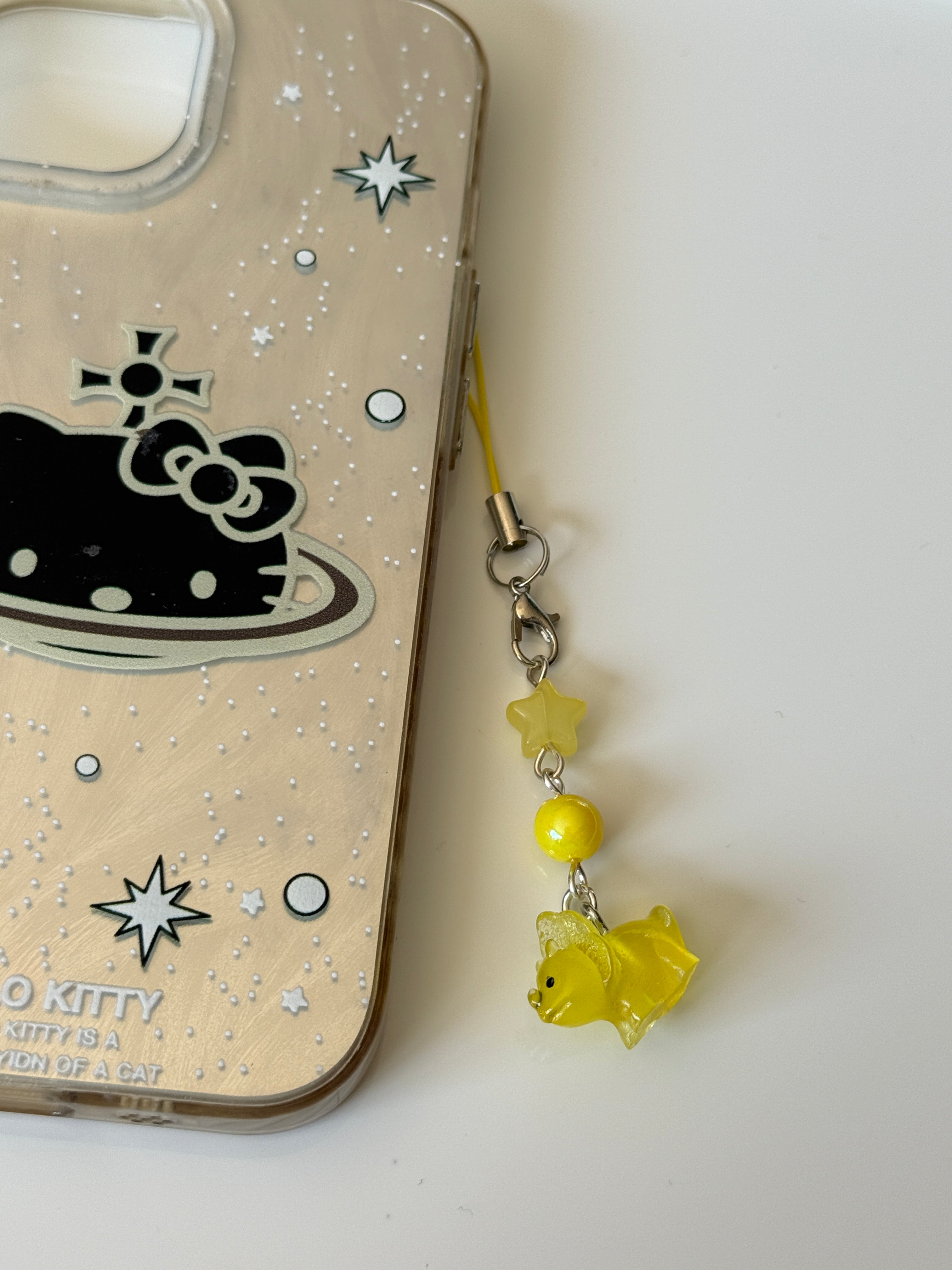 Kawaii Dinosaur Phone Charm | Pastel Dino Beaded Strap | Cute Y2K Phone Charm | Jelly Dinosaur Keychain | Fairy Kei Bag Charm