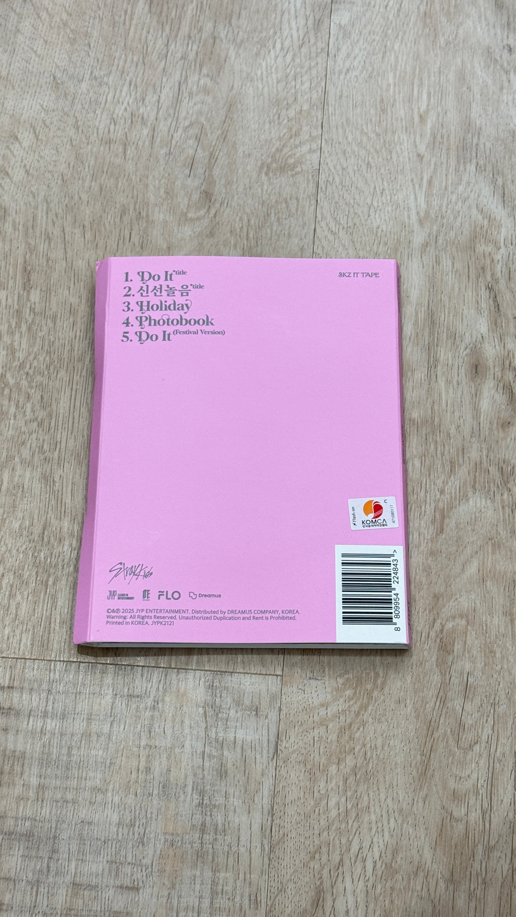 Stray Kids SKZ IT TAPE ‘DO IT’ Accordion Ver. – Lee Know | Official K-Pop Album – No Photocard