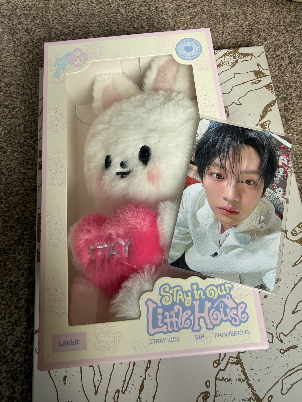 Stray Kids SKZOO Leebit Voice Plush + Lee Know POB – Stay in Our Little House – Sealed