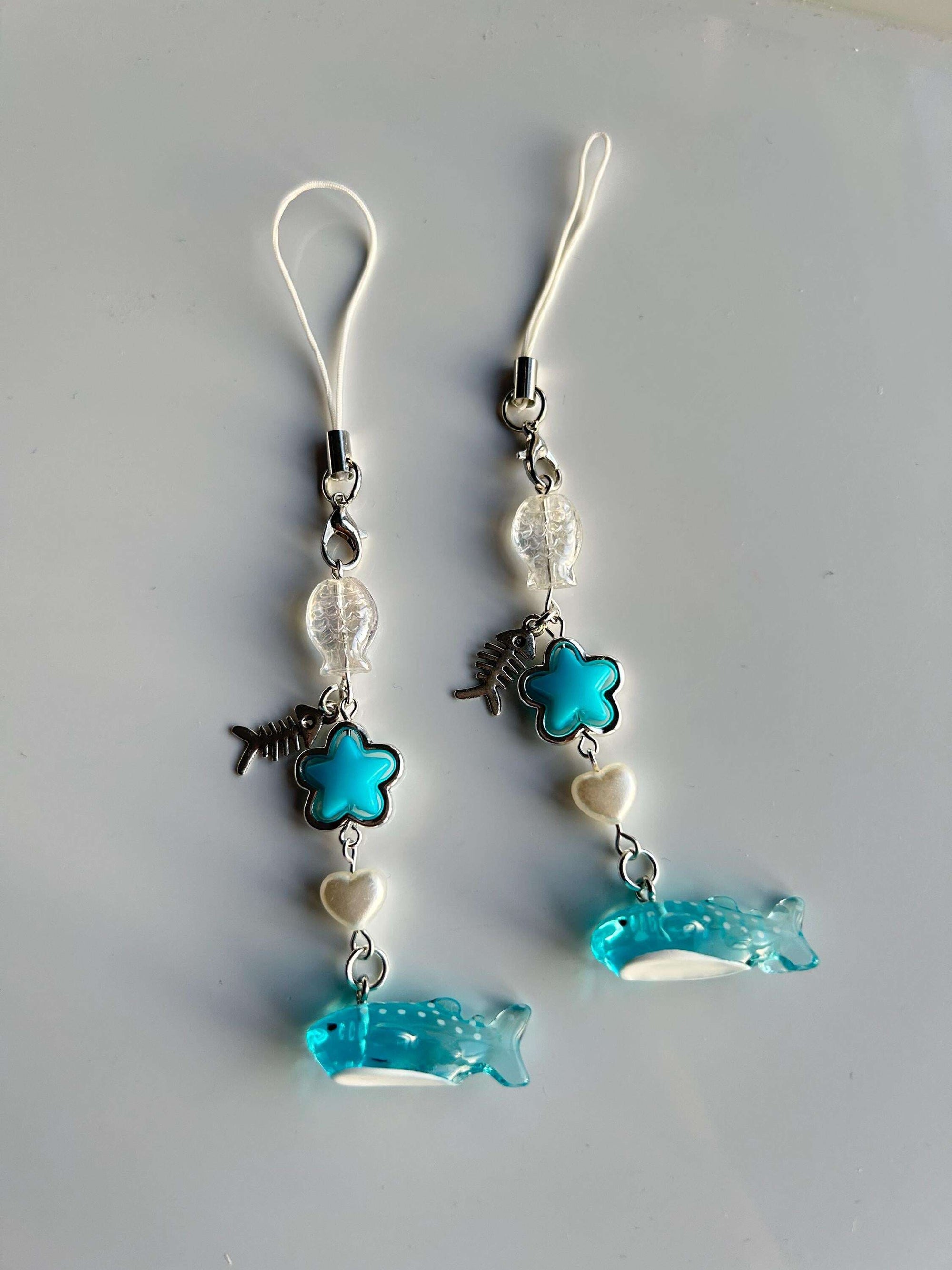 HANDMADE Cute New Colour Kawaii Whale Shark Phone Charms