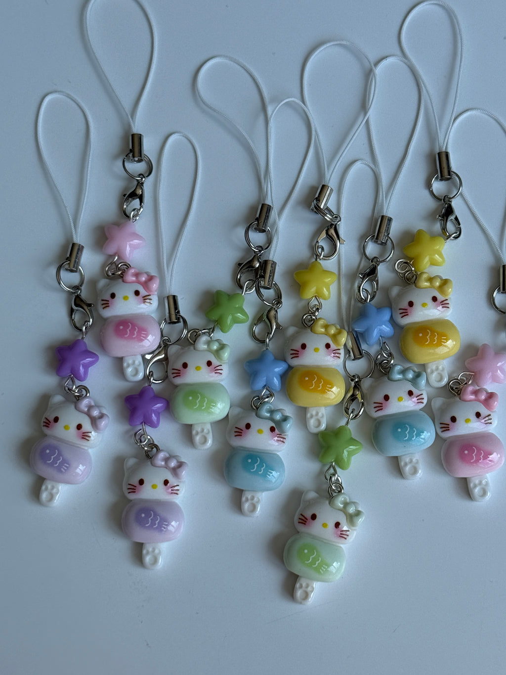 Pastel Kitty Popsicle Phone Charm – Kawaii Phone Strap & Bag Charm