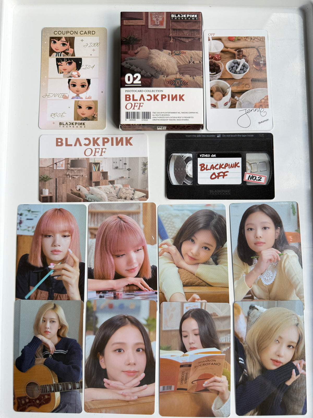 BLACKPINK THE GAME – Photocard Collection No.02 “BLACKPINK OFF” (Complete Set)