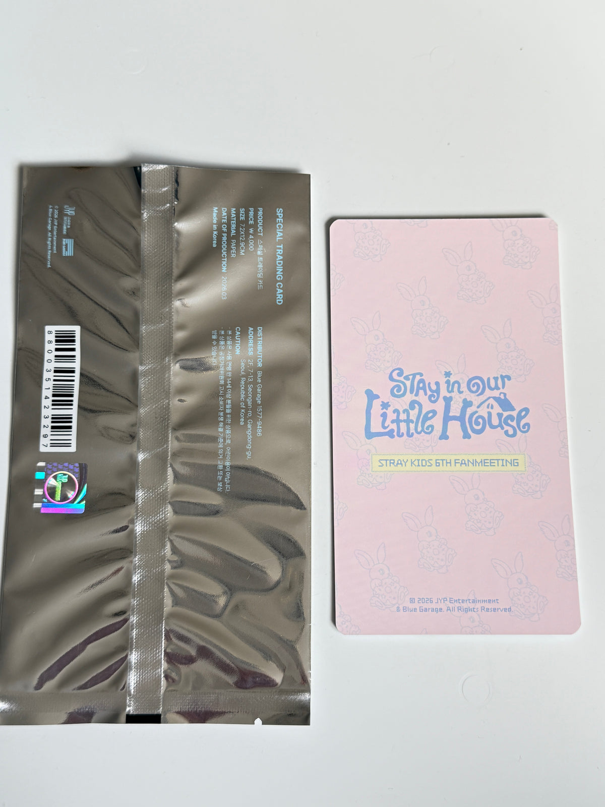 Stray Kids HAN Trading Card – 6th Fanmeeting Stay in Our Little House | Official