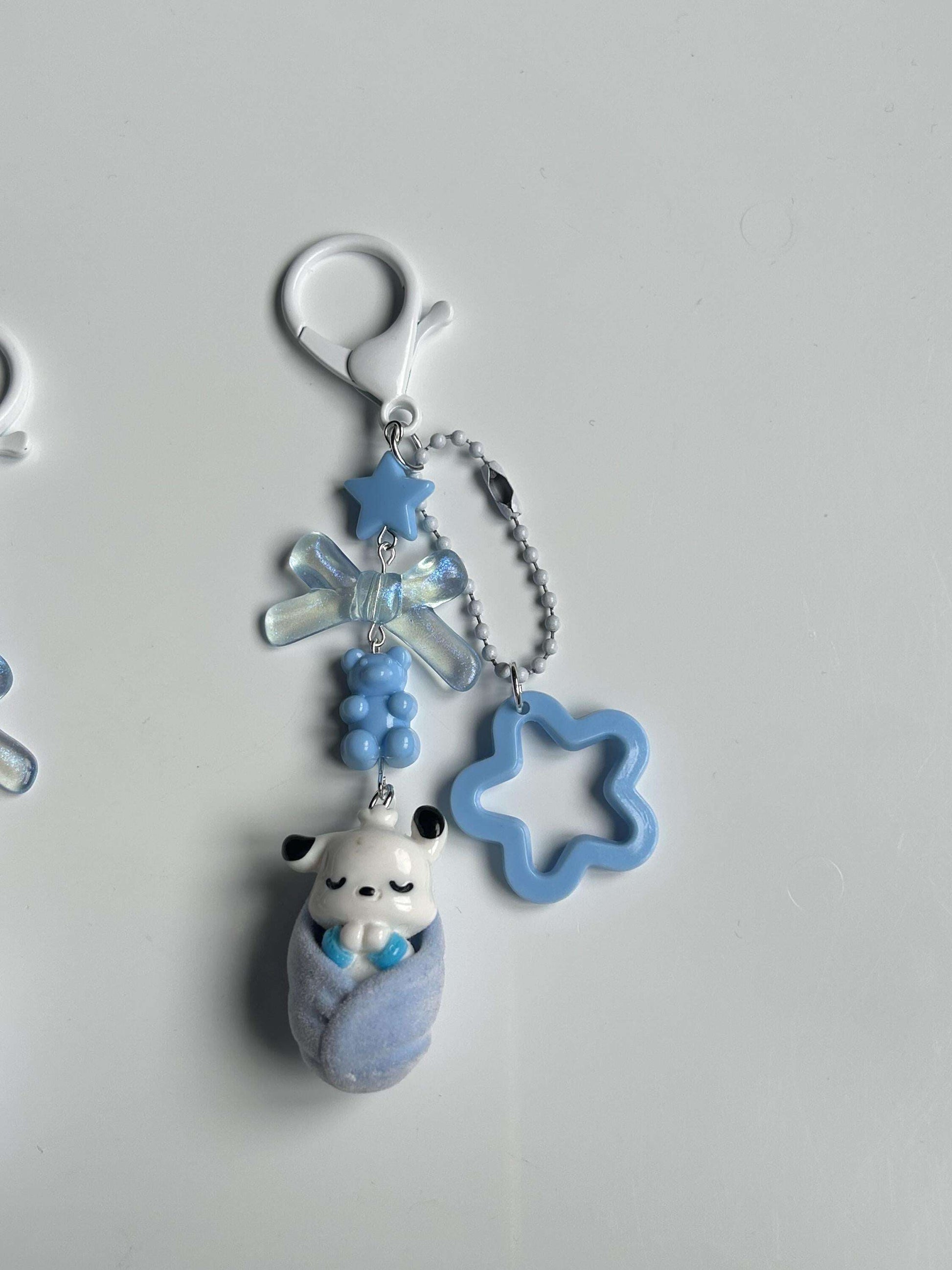 Super Cute Handmade Kawaii Sanrio Baby Themed Keychains Blue Bear