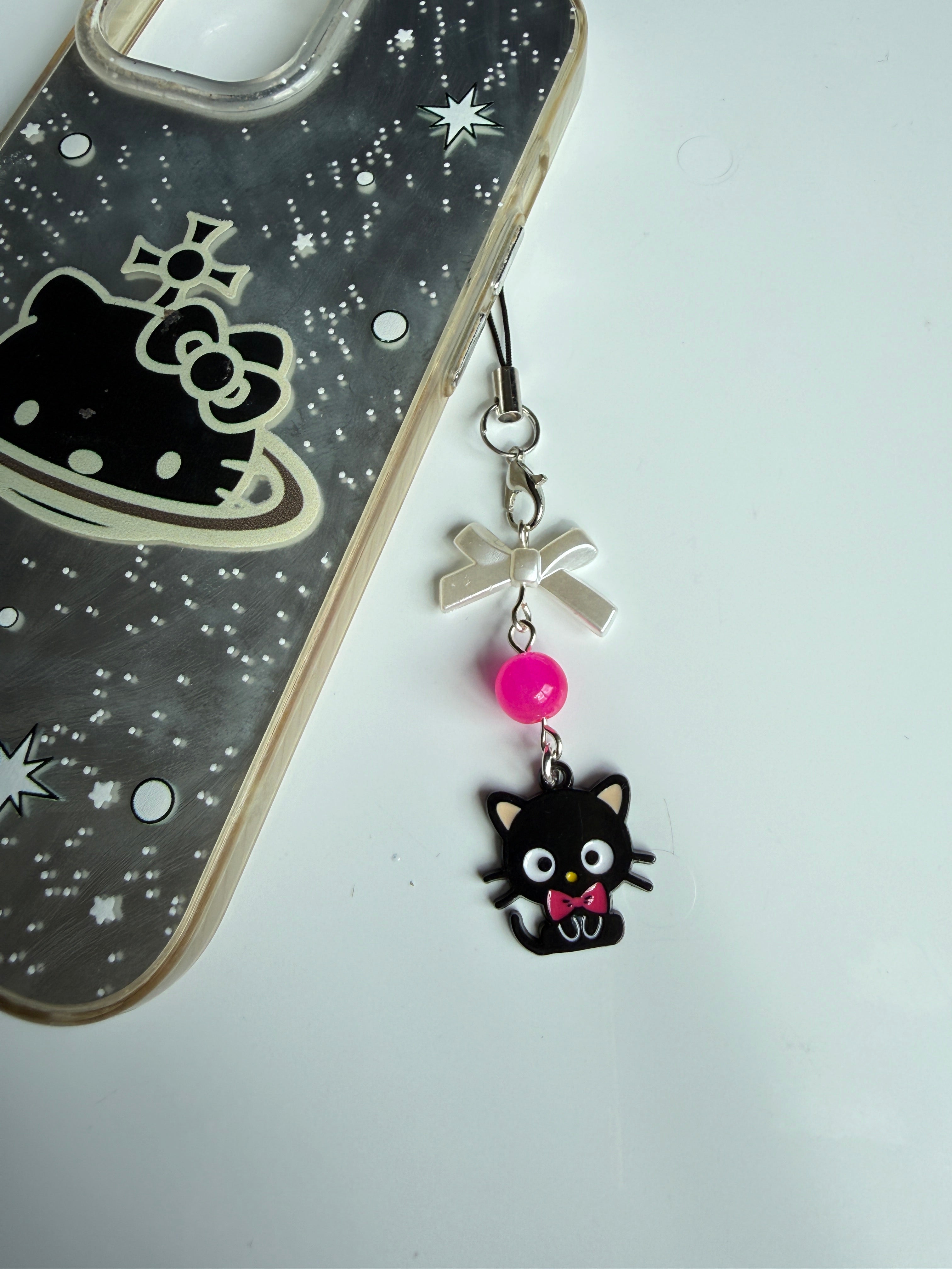 Chococat Inspired Kawaii Phone Charm