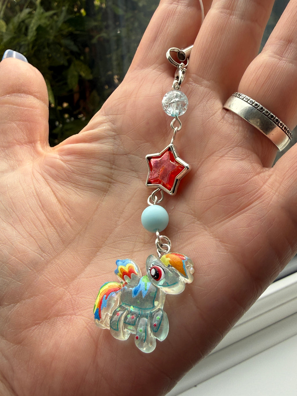 Magical Pony Phone Charms – Colourful Beaded Character Straps
