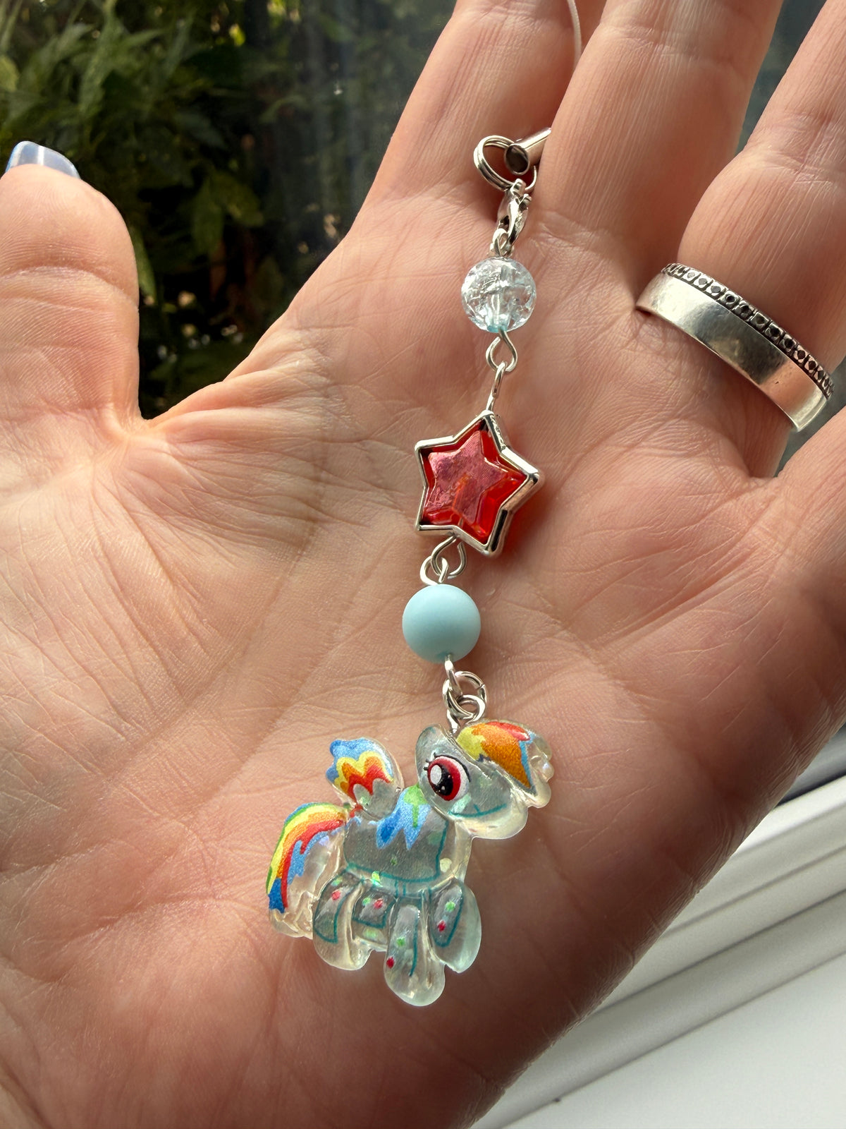 Magical Pony Phone Charms – Colourful Beaded Character Straps