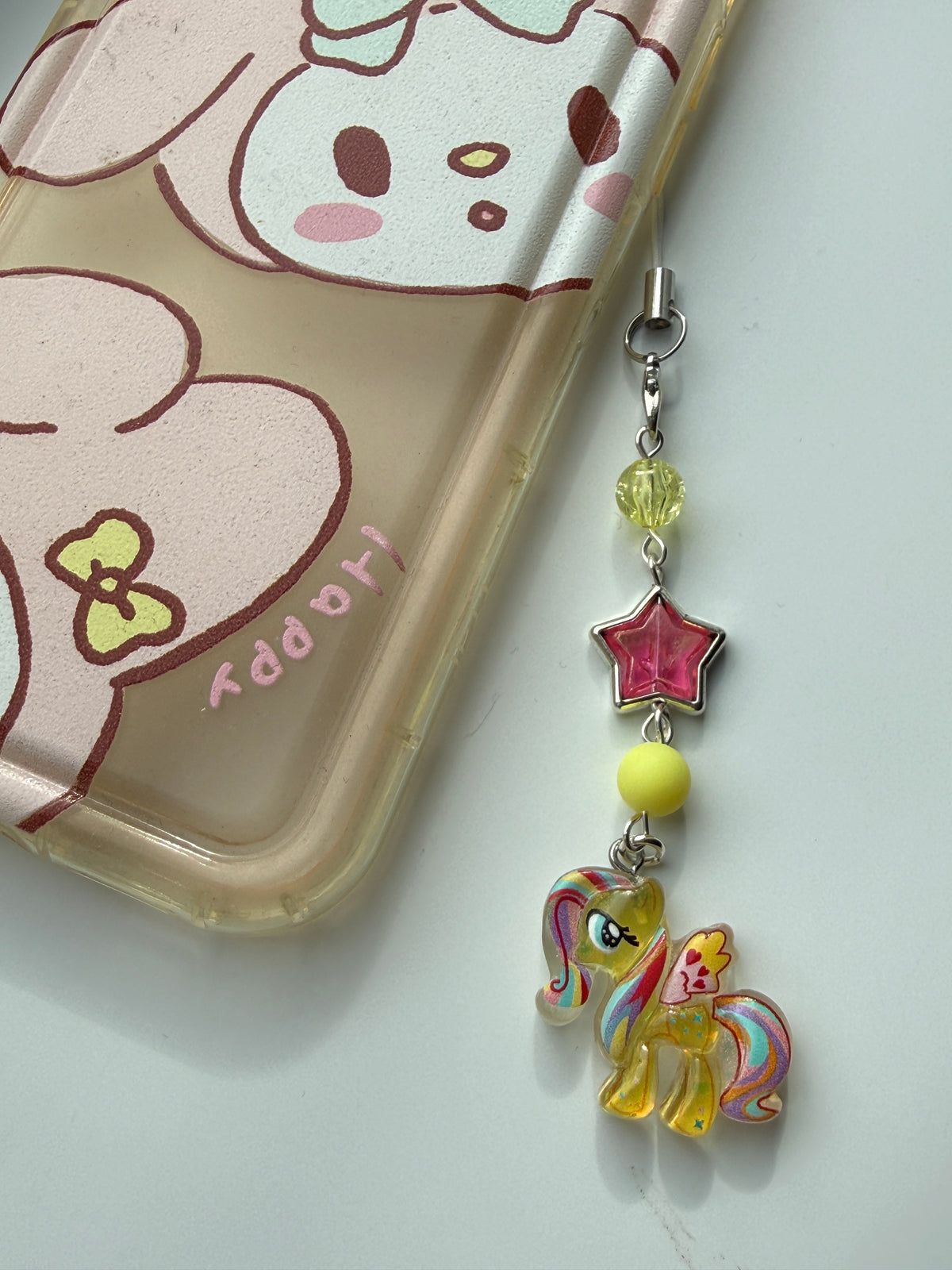 Magical Pony Phone Charms – Colourful Beaded Character Straps