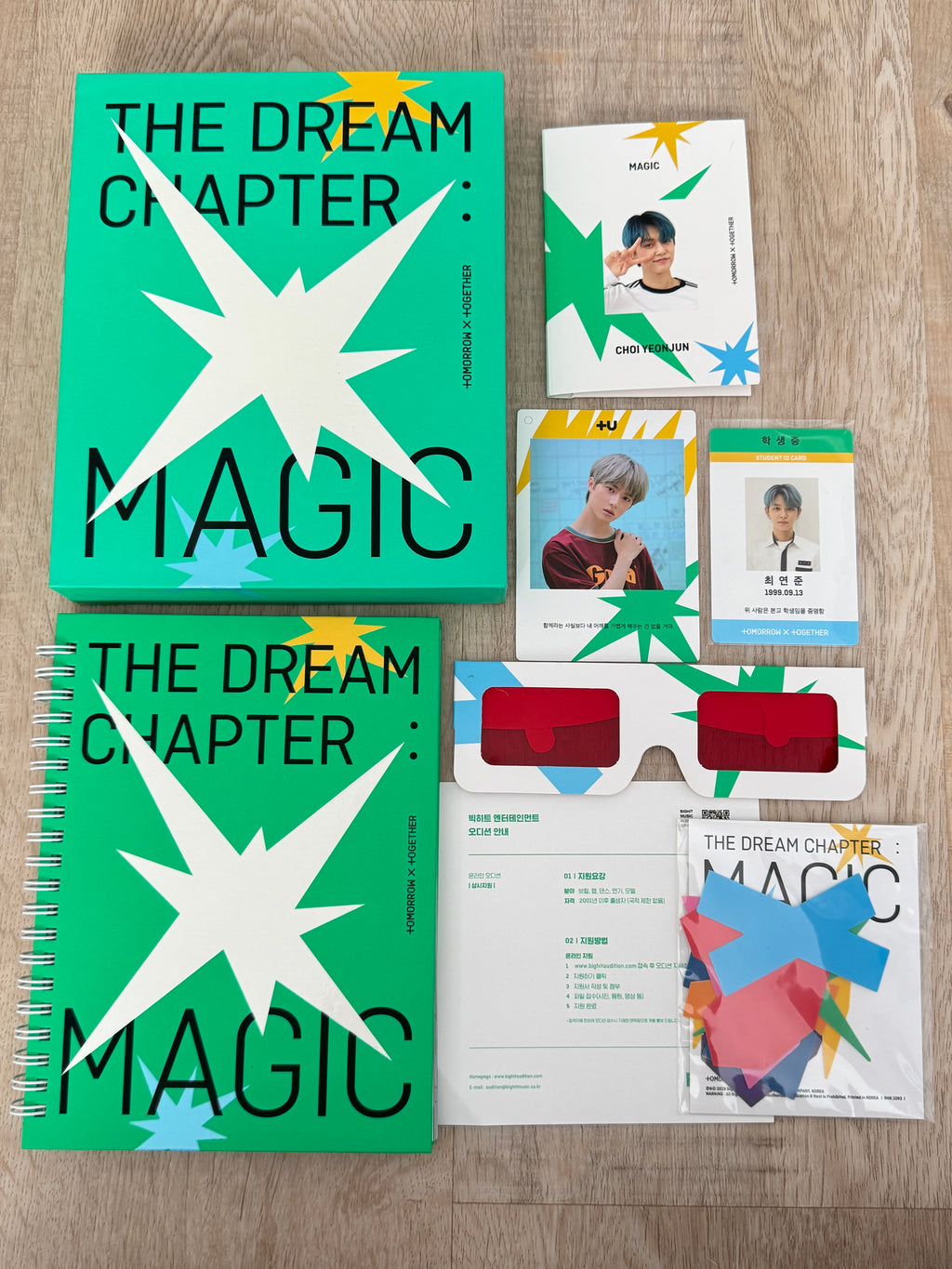 TXT The Dream Chapter: MAGIC Album – Complete & Unused – Yeonjun Inclusions