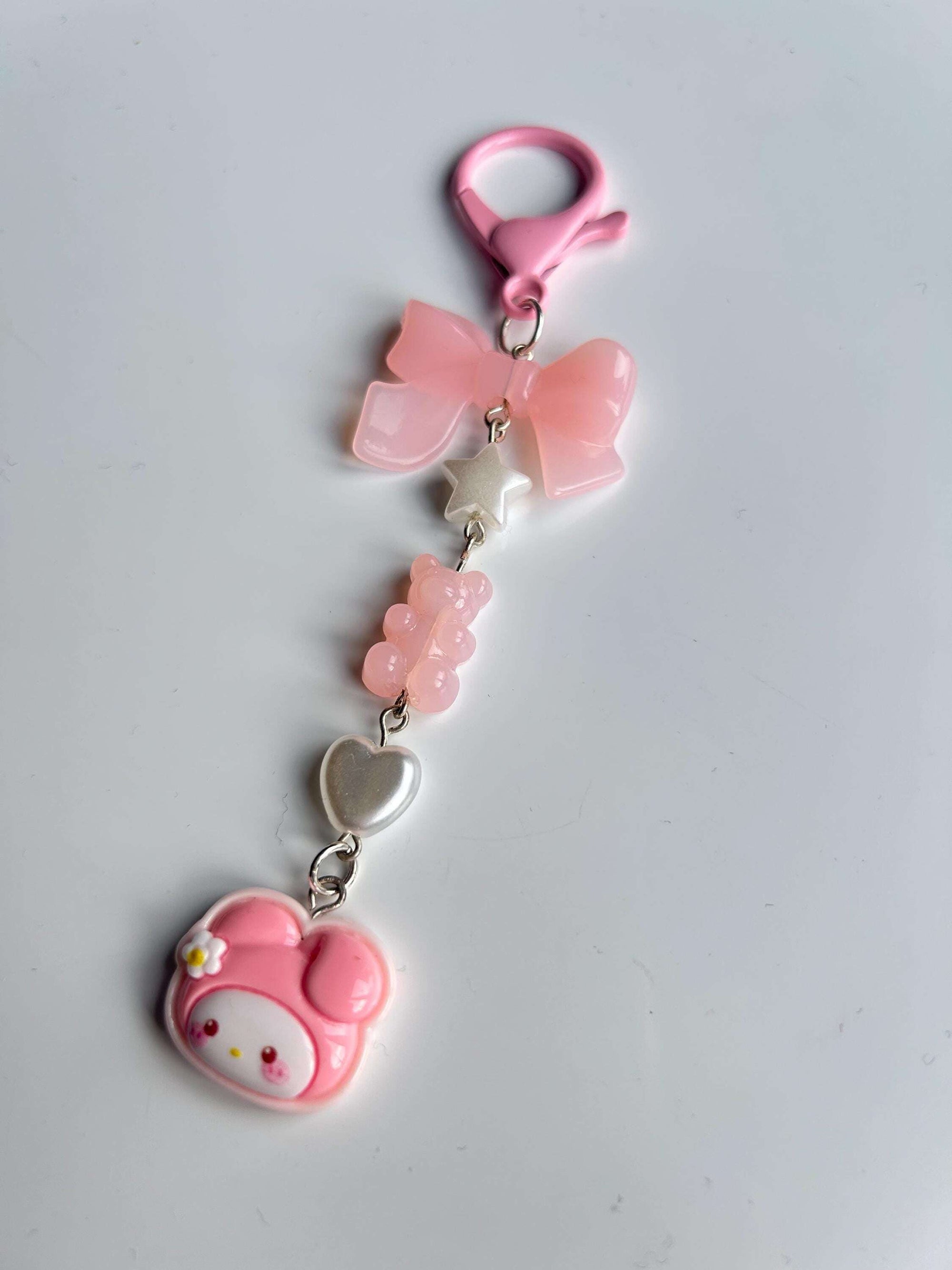 Super Cute Handmade Kawaii Sanrio Themed Keychains Macaron Mld