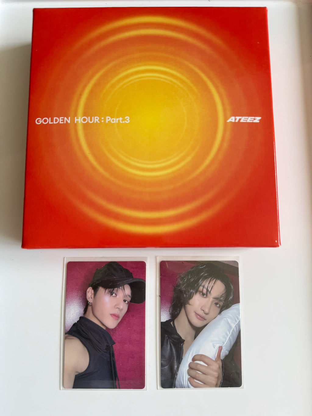 ATEEZ GOLDEN HOUR Part.3 HEAT Europe Pop-Up Exclusive Album + 2 Photocards