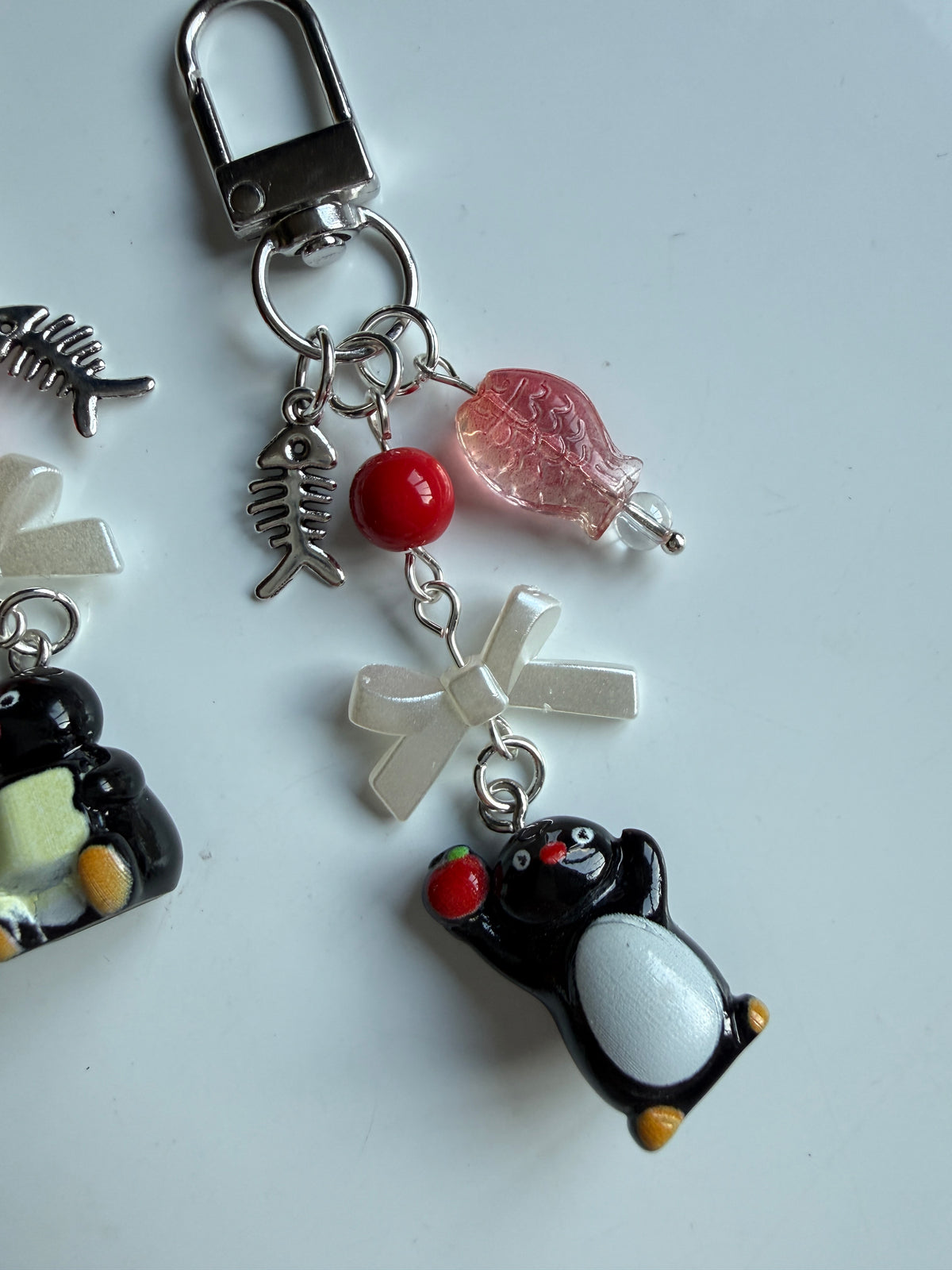 Handmade Pingu Inspired Keychain– Kawaii Y2K Keychain version 2