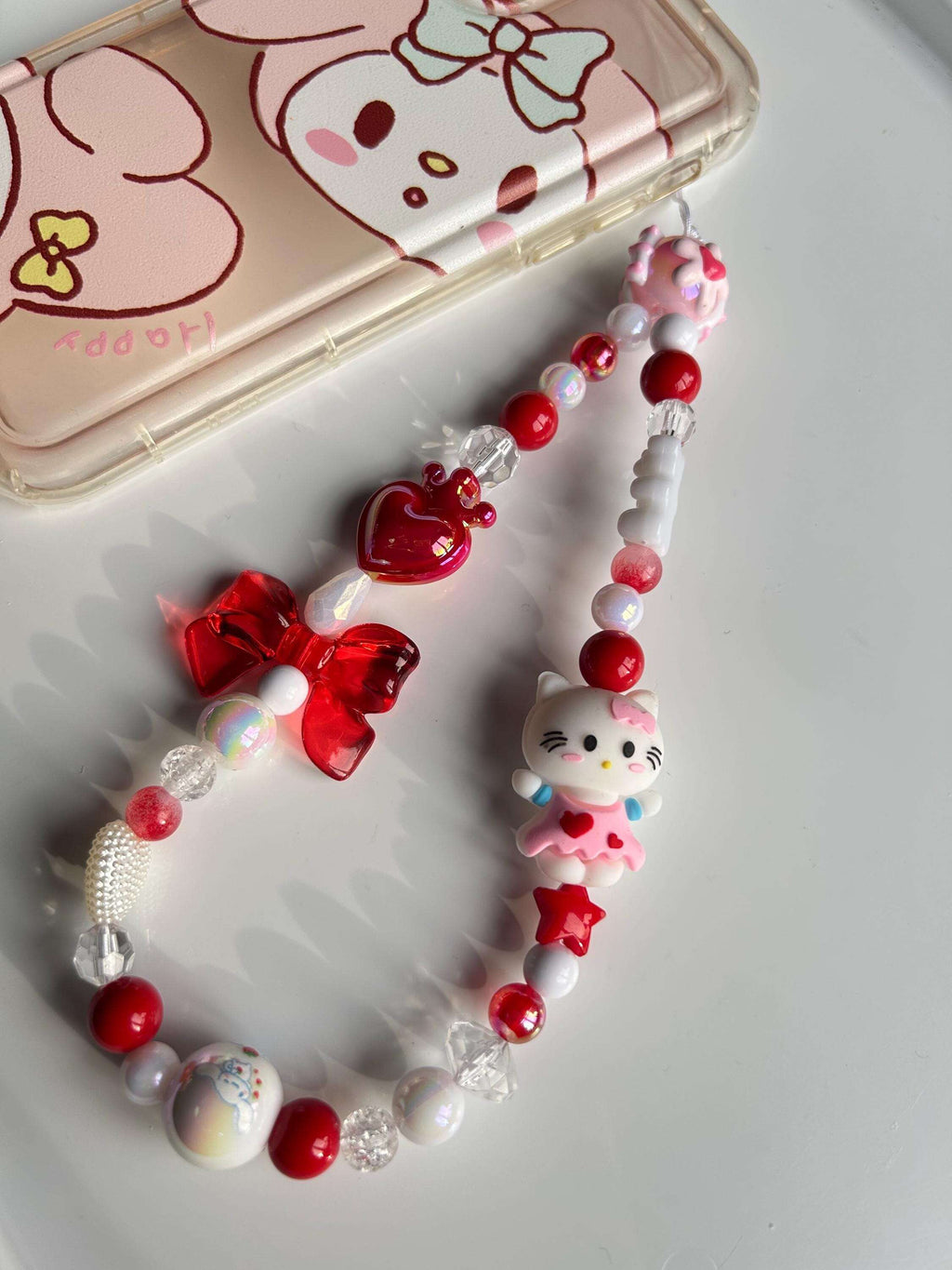 HANDMADE Cute Sanrio Inspired Queen of Hearts Phone Charms HK V2