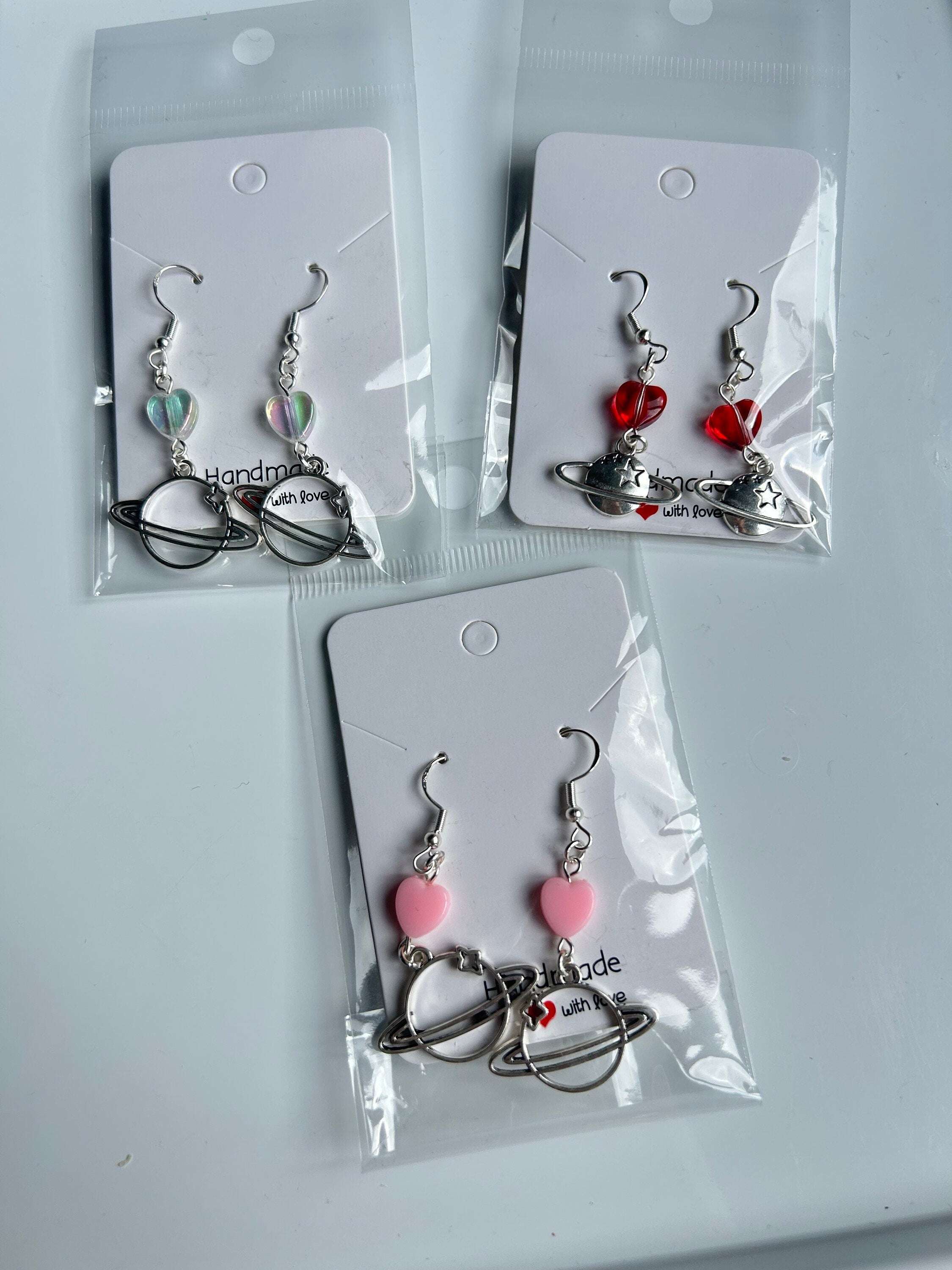 Handmade Cute Sterling Silver Earrings