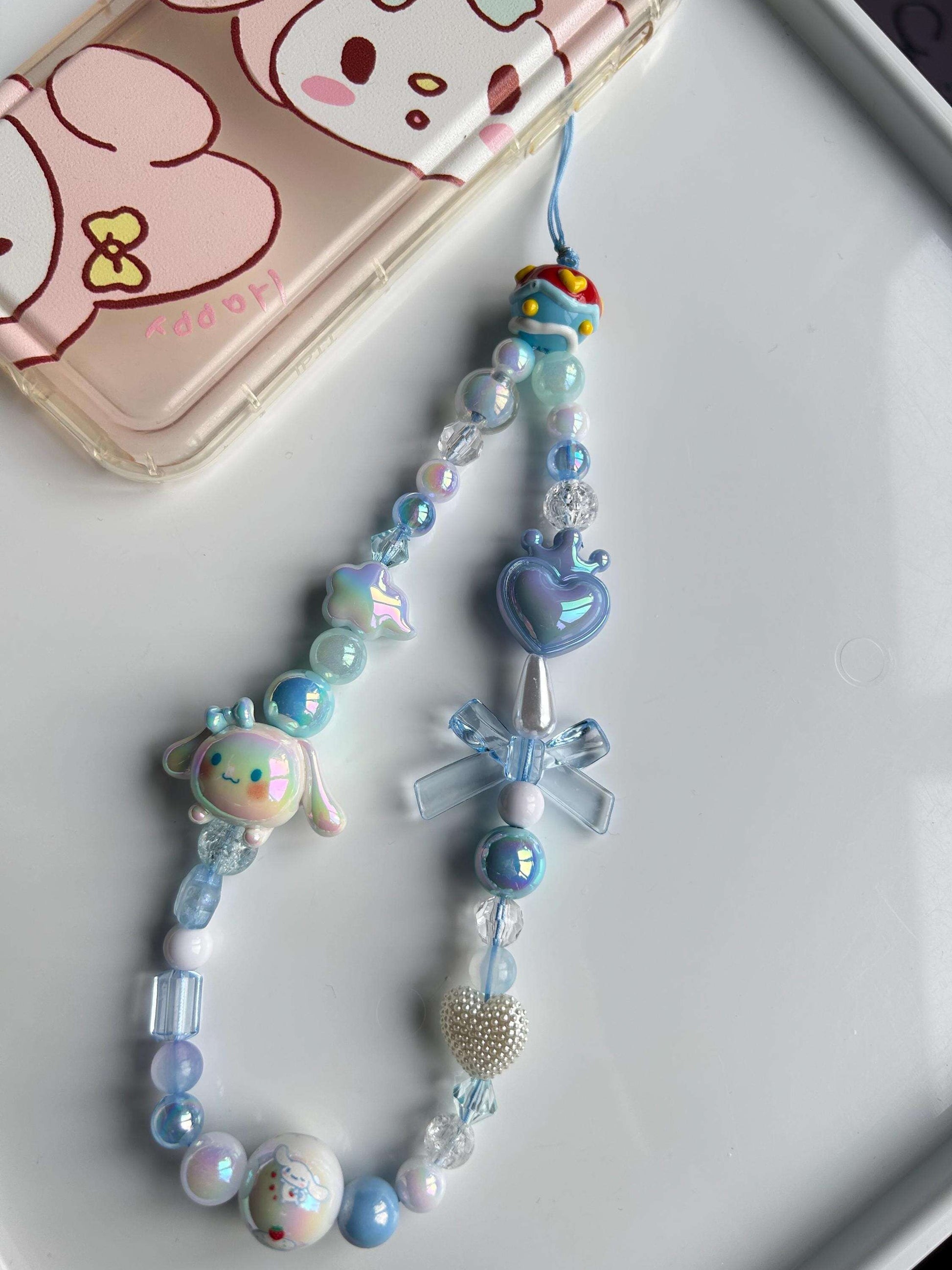 HANDMADE Cute Sanrio Inspired Queen of Hearts Phone Charms Cinnamoroll