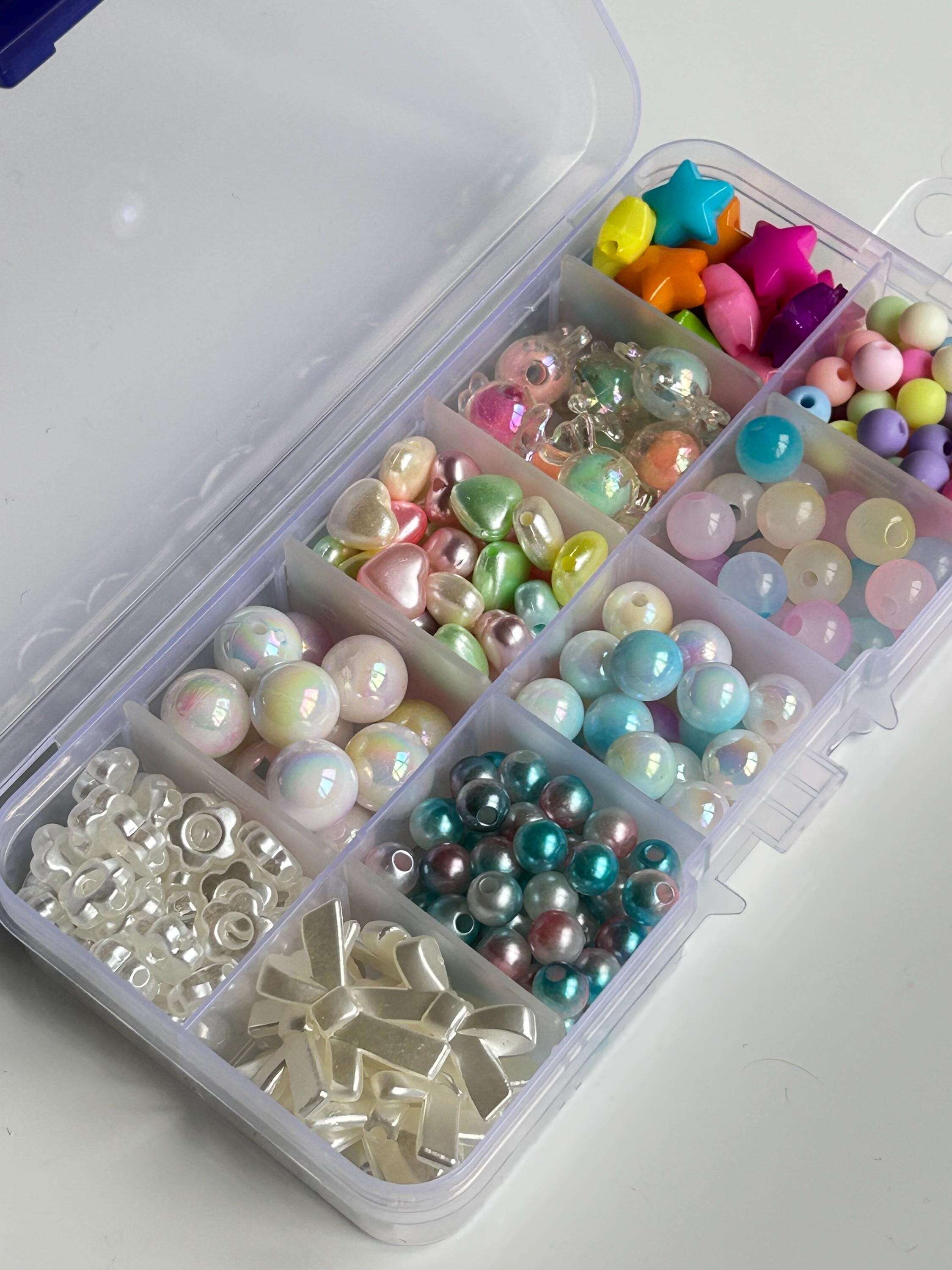 A Box of Cuteness Handmade Kawaii Bead Kit Pearl Bows And Ombre