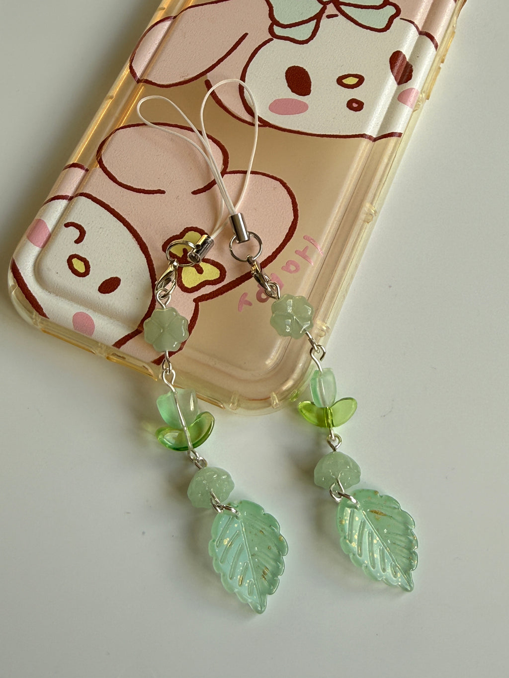 Guardian Angel – Pink Winged Bear Phone & Bag Charm