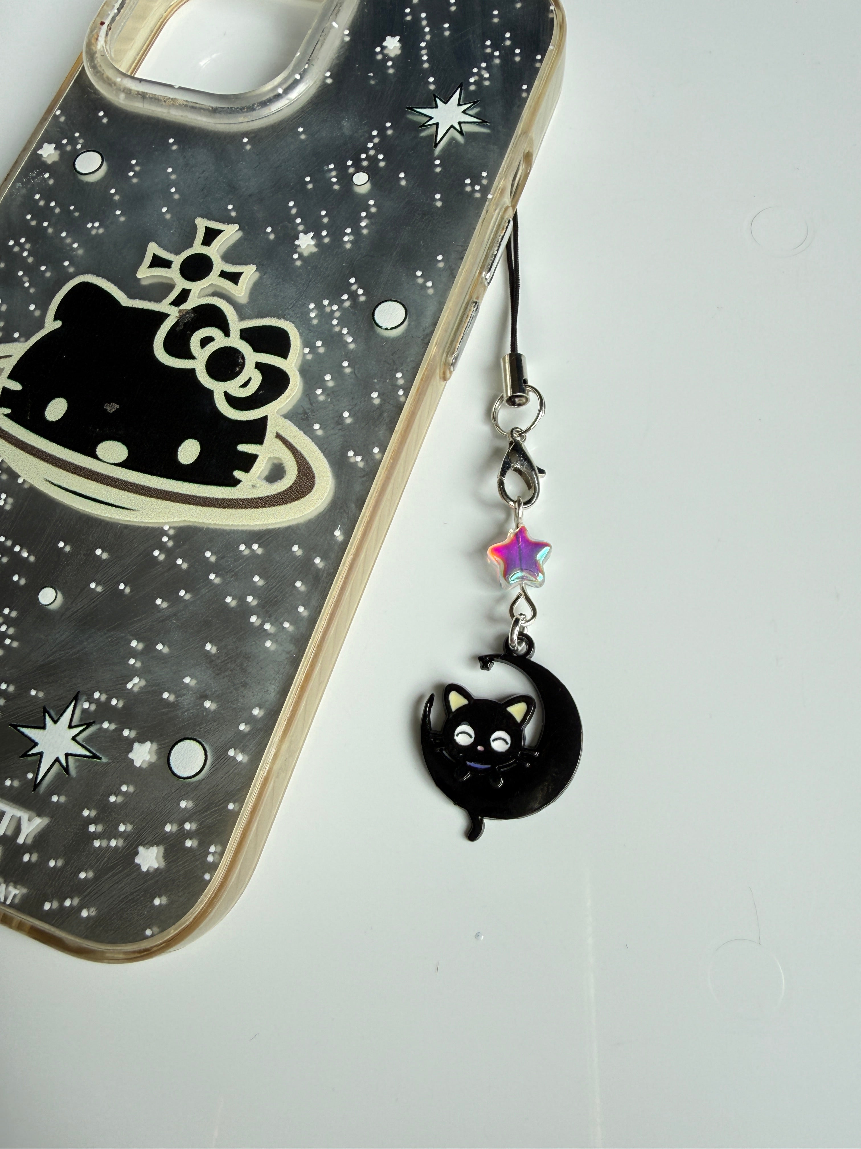 Chococat Inspired Kawaii Phone Charm, Whimsical jewellery