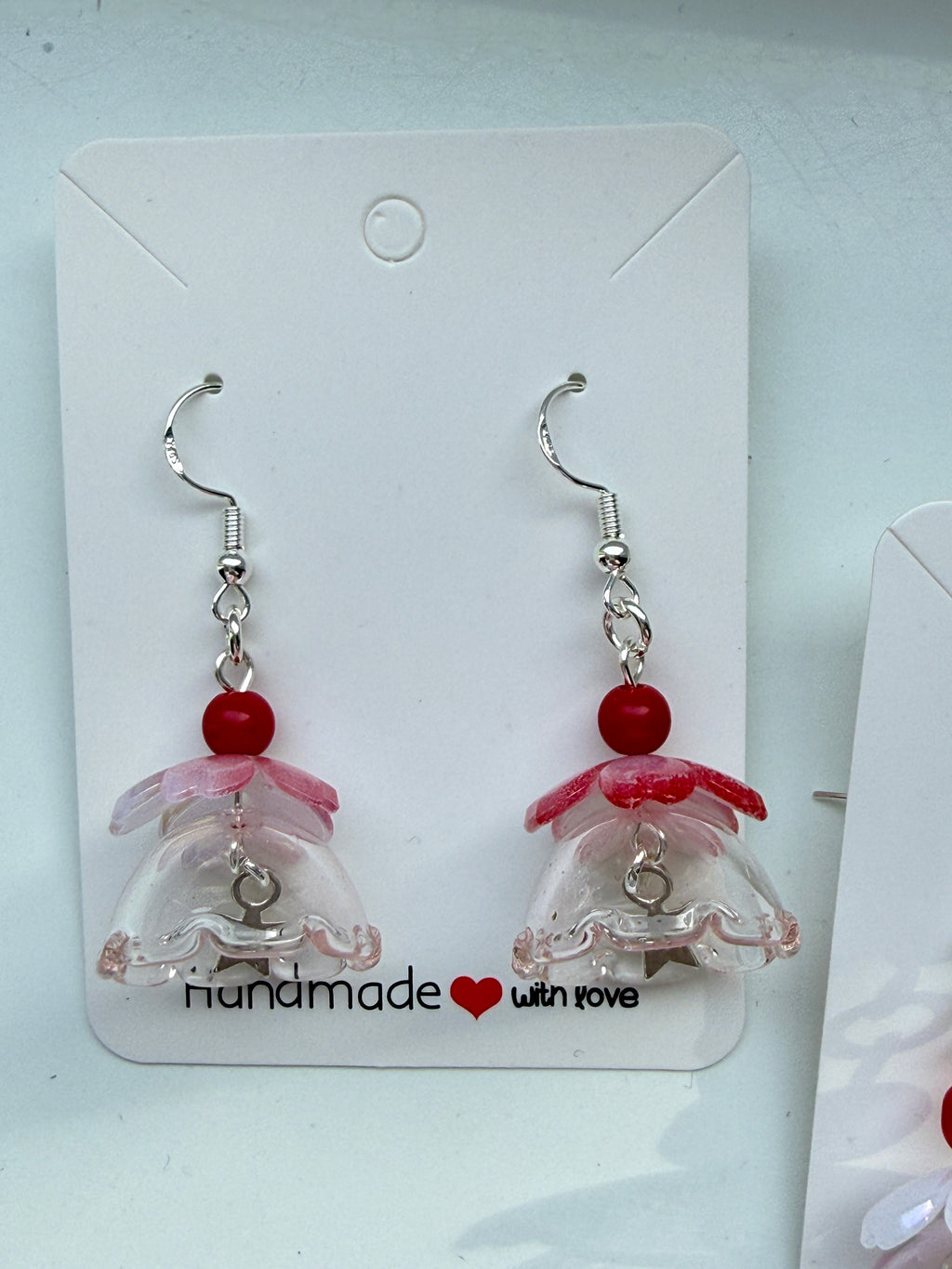 Whimsical Glass Pudding Earrings | Sterling Silver hooks Handmade Jewellery