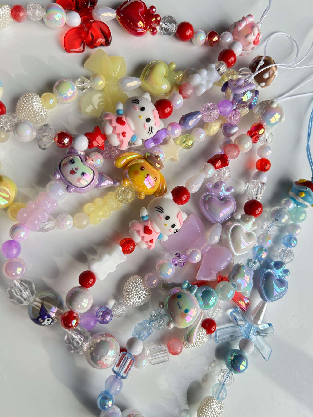 HANDMADE Cute Sanrio Inspired Queen of Hearts Phone Charms