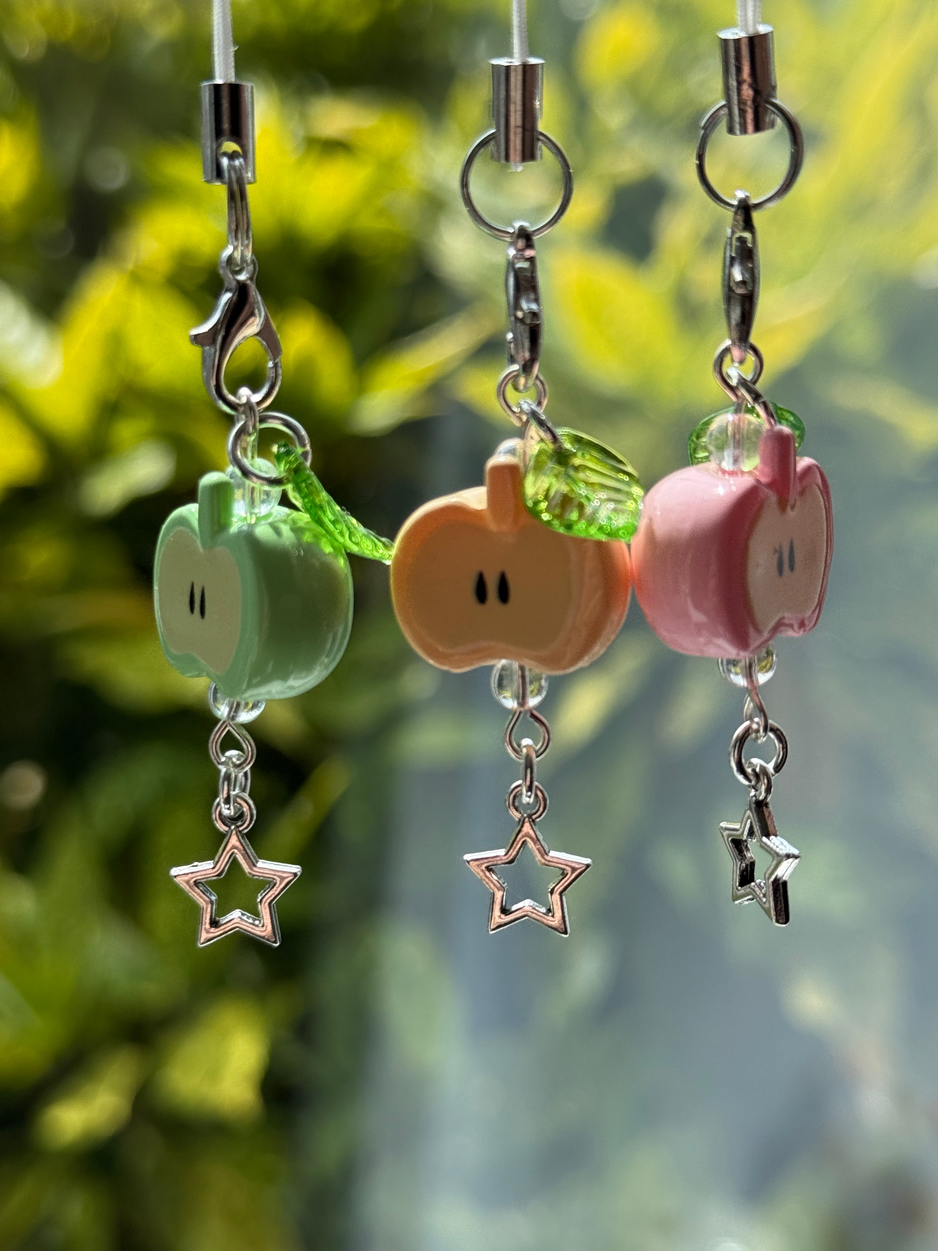 Handmade Cute Cottagecore Apple Phone Charms