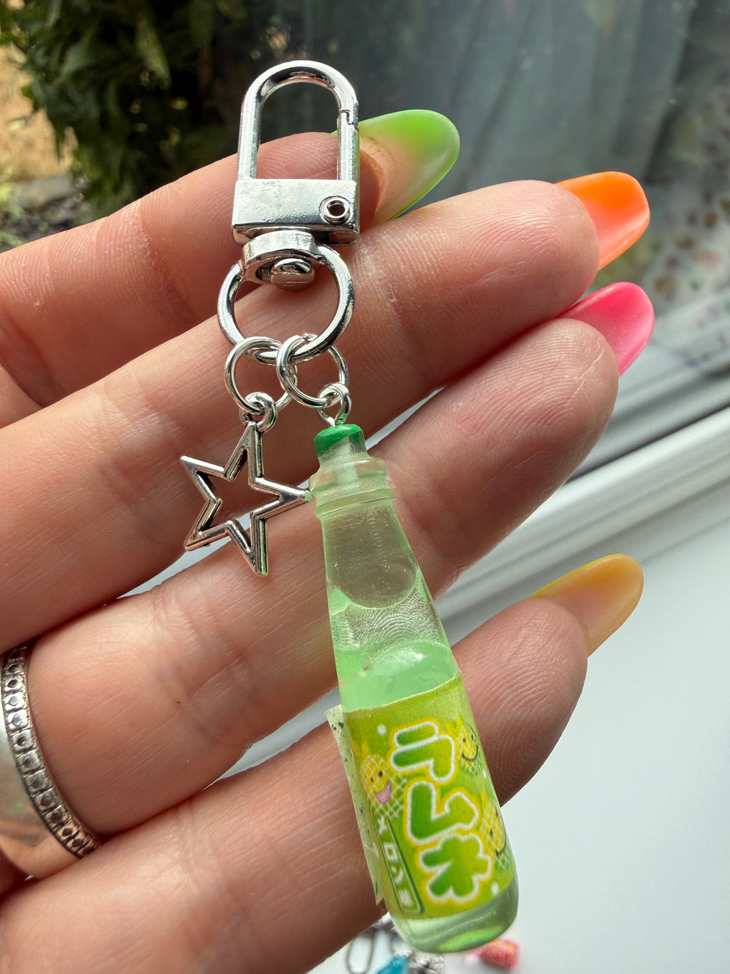 Mini Ramune Soda Bottle Bag Charm

Sparkly Japanese Soda Inspired Keychain | Kawaii Bag Charm | Cute Gift | Handmade