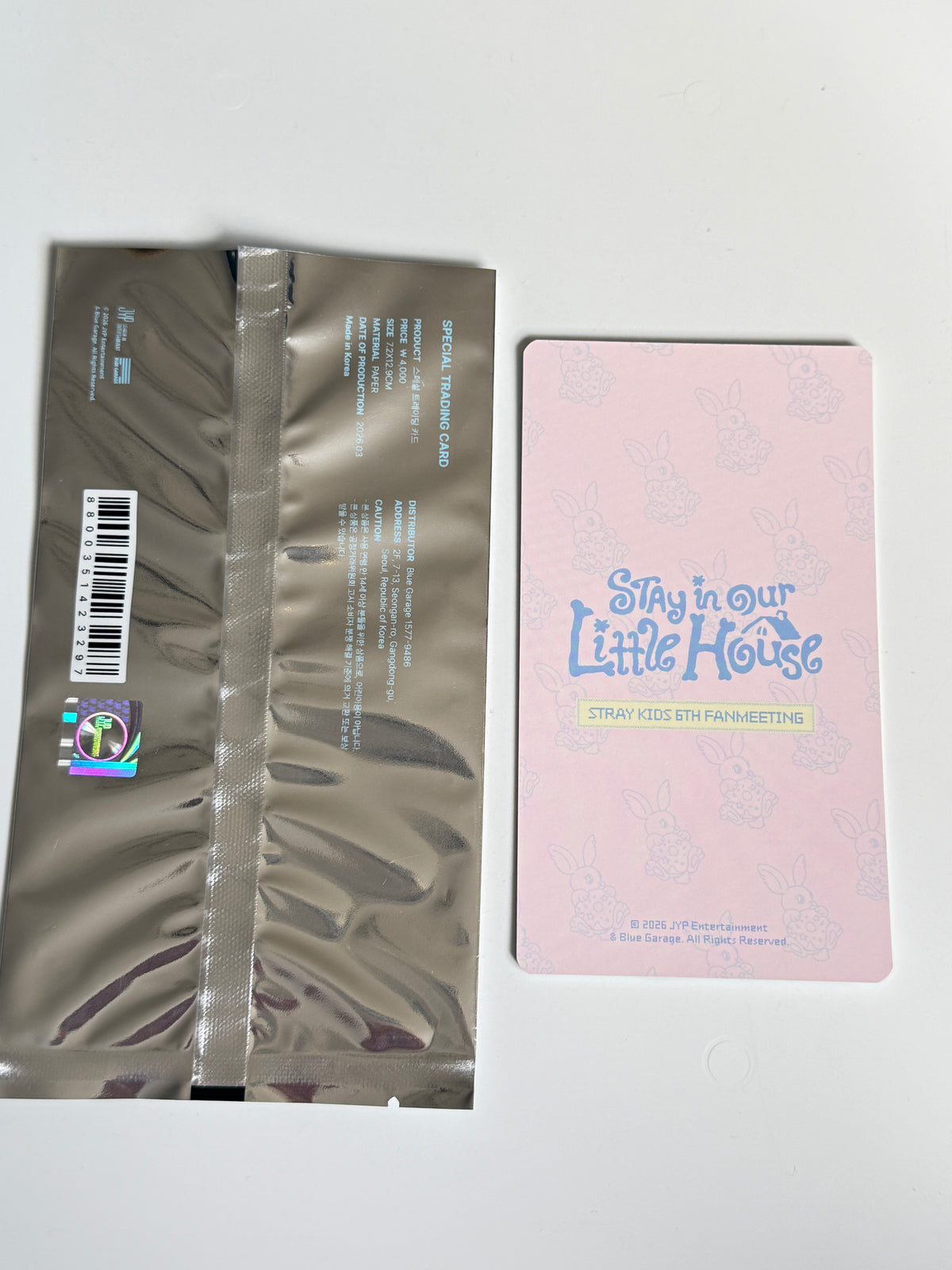 Stray Kids HAN Trading Card – 6th Fanmeeting Stay in Our Little House | Official
