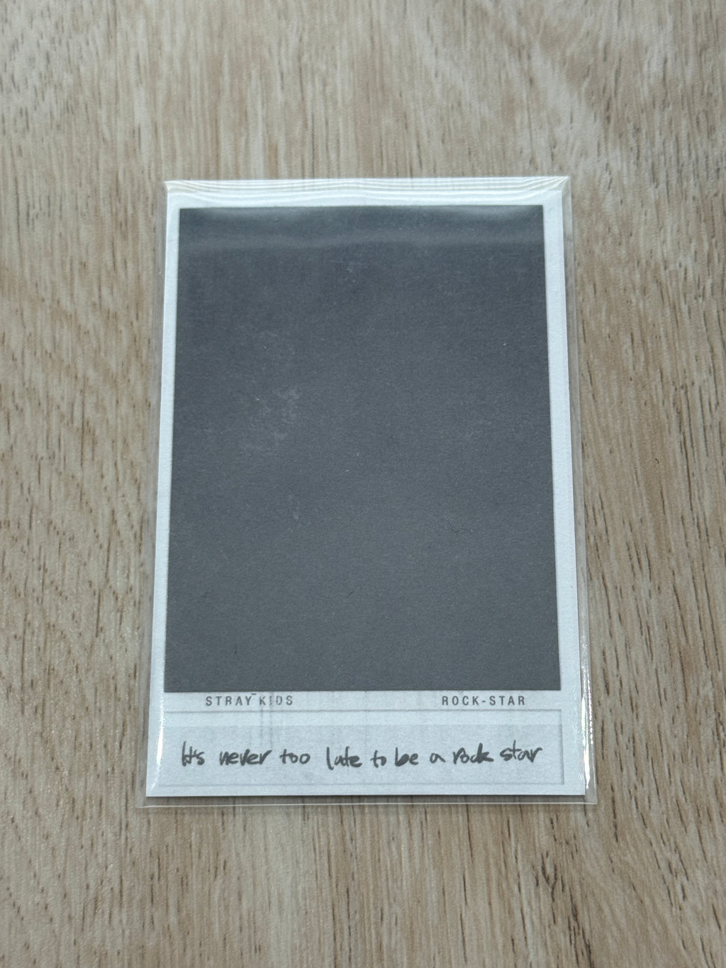 Stray Kids Hyunjin Official 樂-STAR ROCK-STAR Polaroid Photocard | SKZ