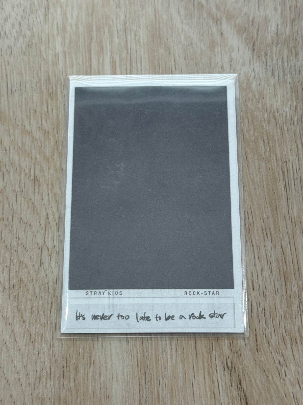 Stray Kids Hyunjin Official 樂-STAR ROCK-STAR Polaroid Photocard | SKZ