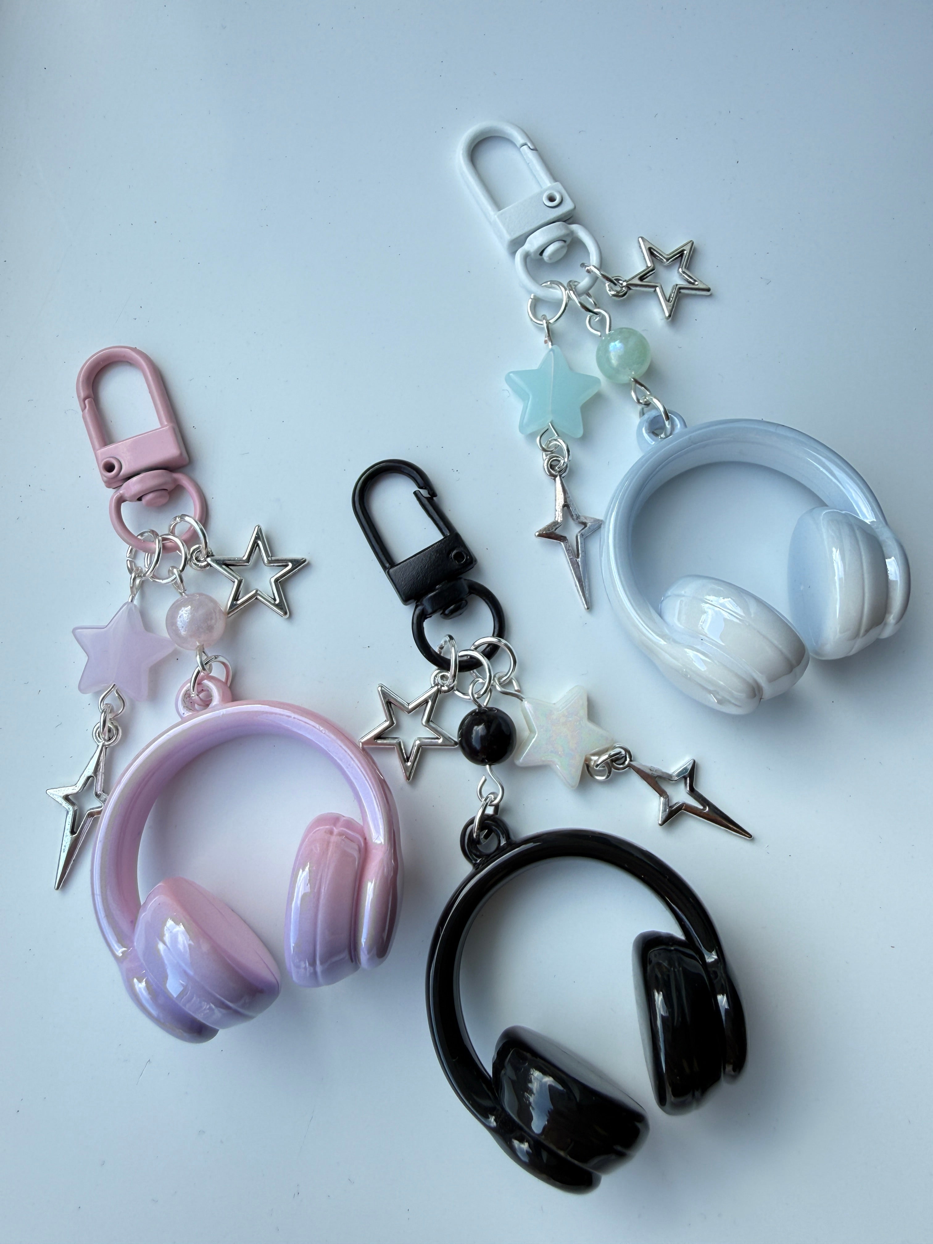 Kawaii Headphone Bag Charm & Phone Charm