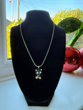 Kawaii Black Cat Charm Necklace – Stainless Steel Snake Chain