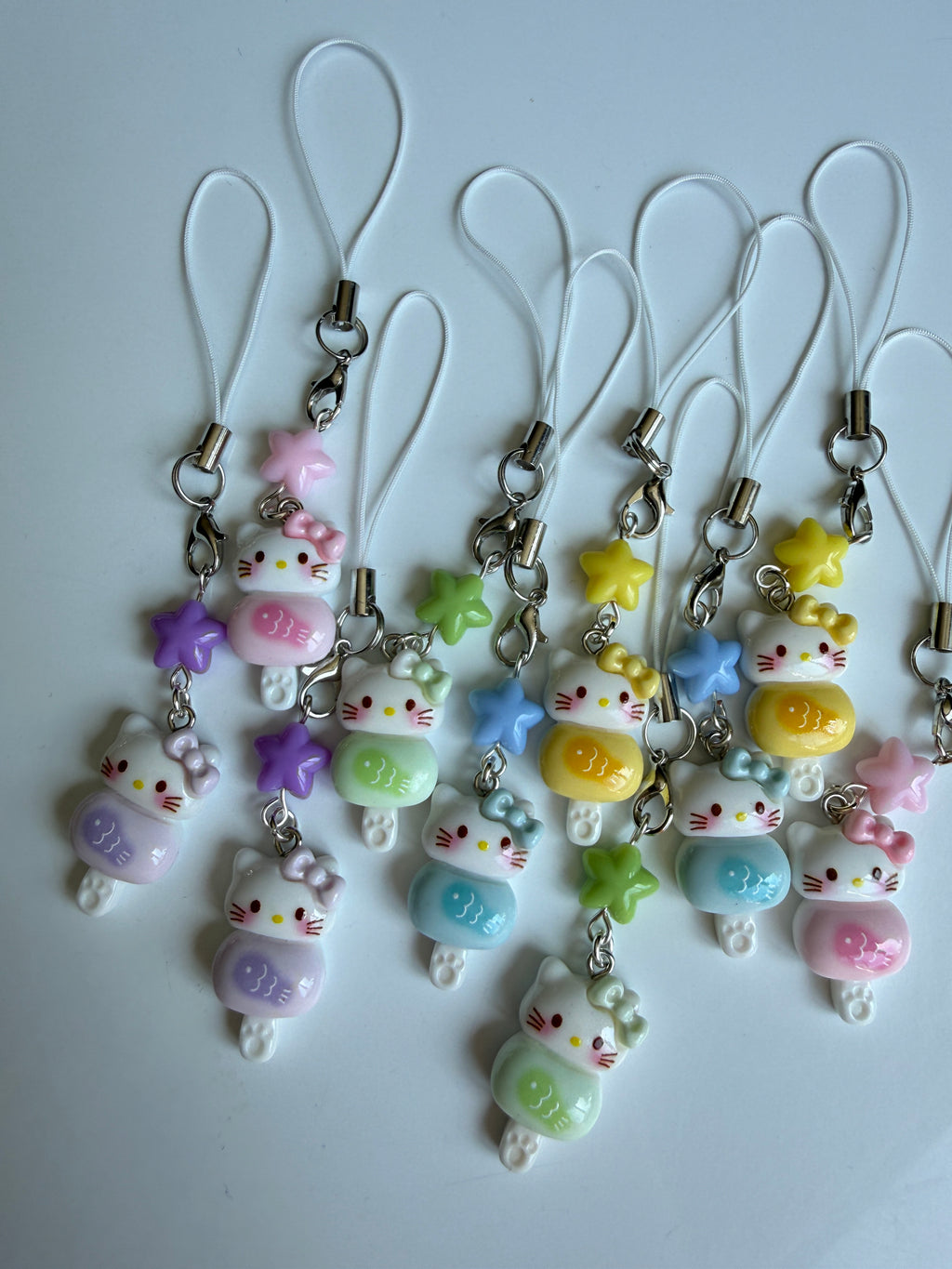 Pastel Kitty Popsicle Phone Charm – Kawaii Phone Strap & Bag Charm