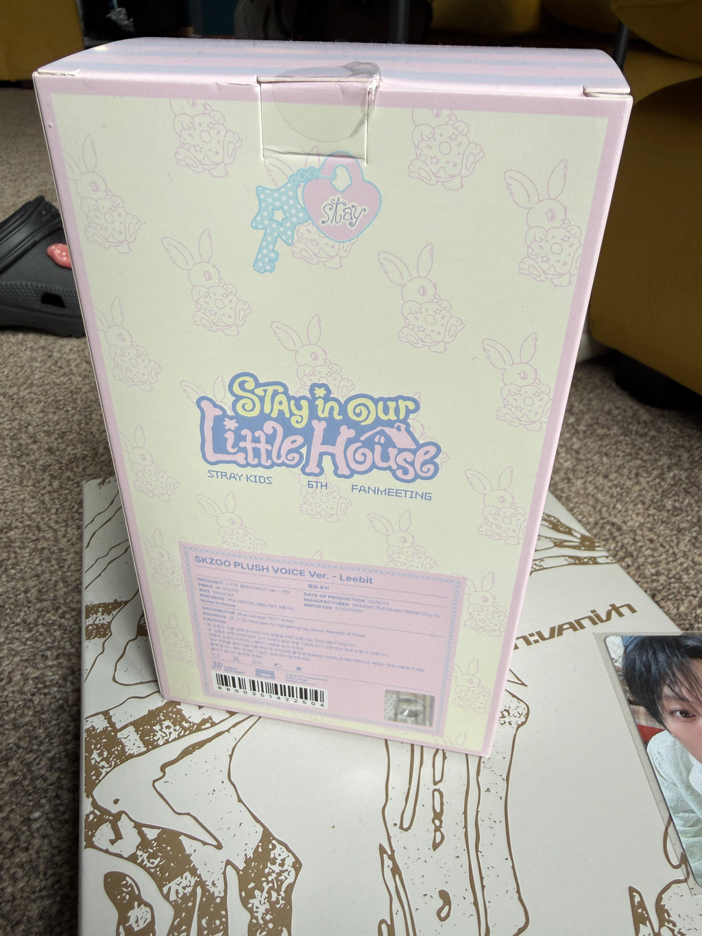Stray Kids SKZOO Leebit Voice Plush + Lee Know POB – Stay in Our Little House – Sealed